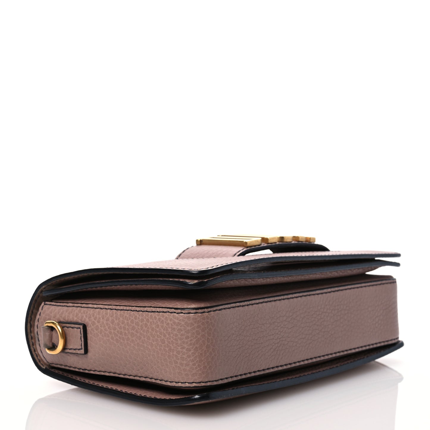Grained Calfskin Dio(r)evolution Flap Bag Old Rose