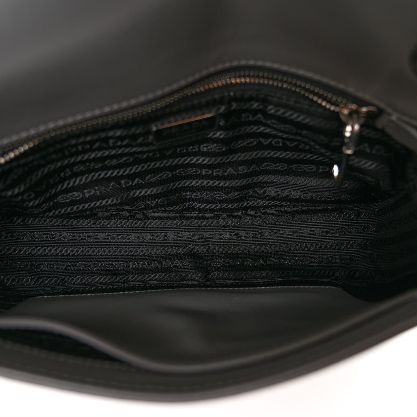 Saffiano Vernice Flap Chain Crossbody Bag Marmo