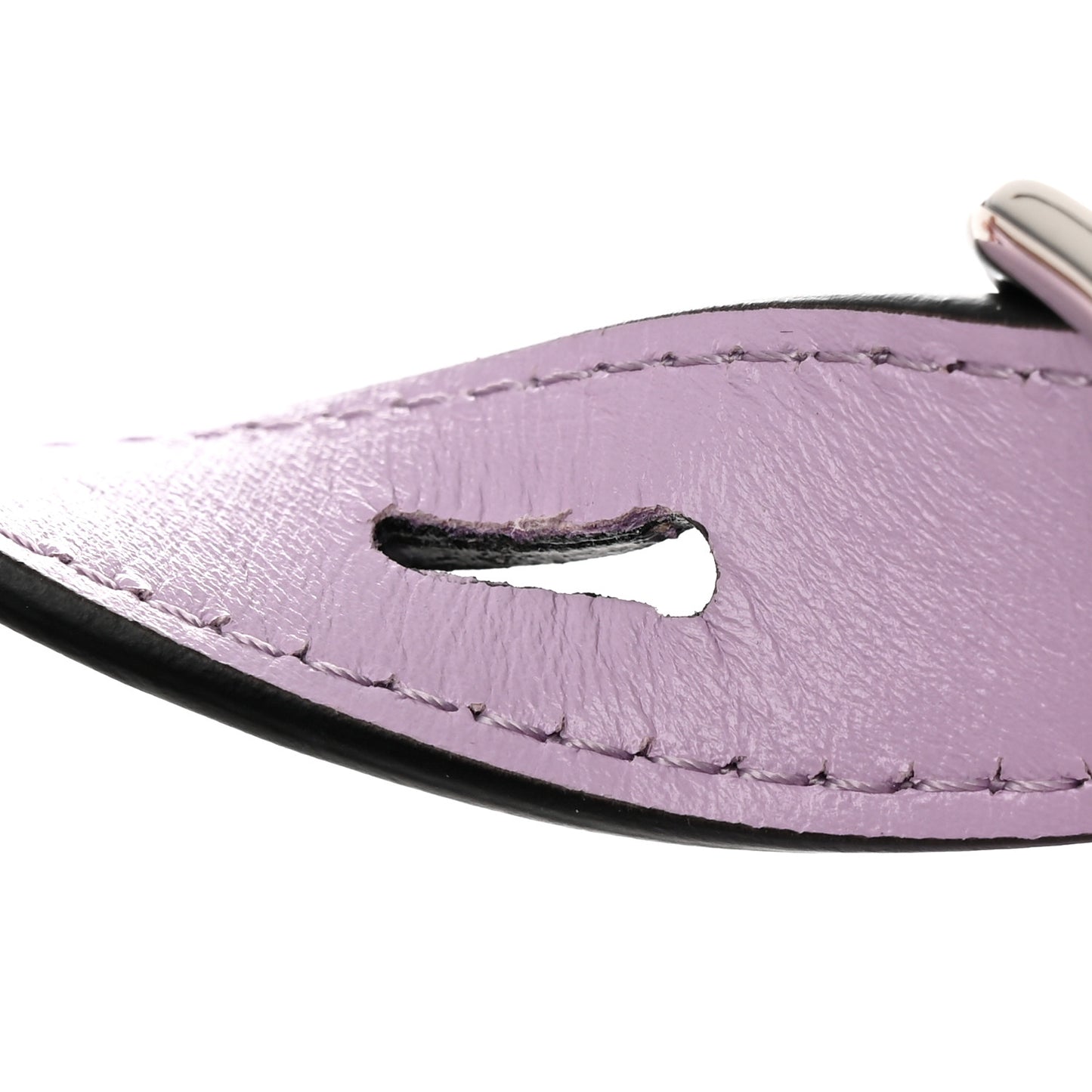 Calfskin The Curve Small Shoulder Bag Lilac