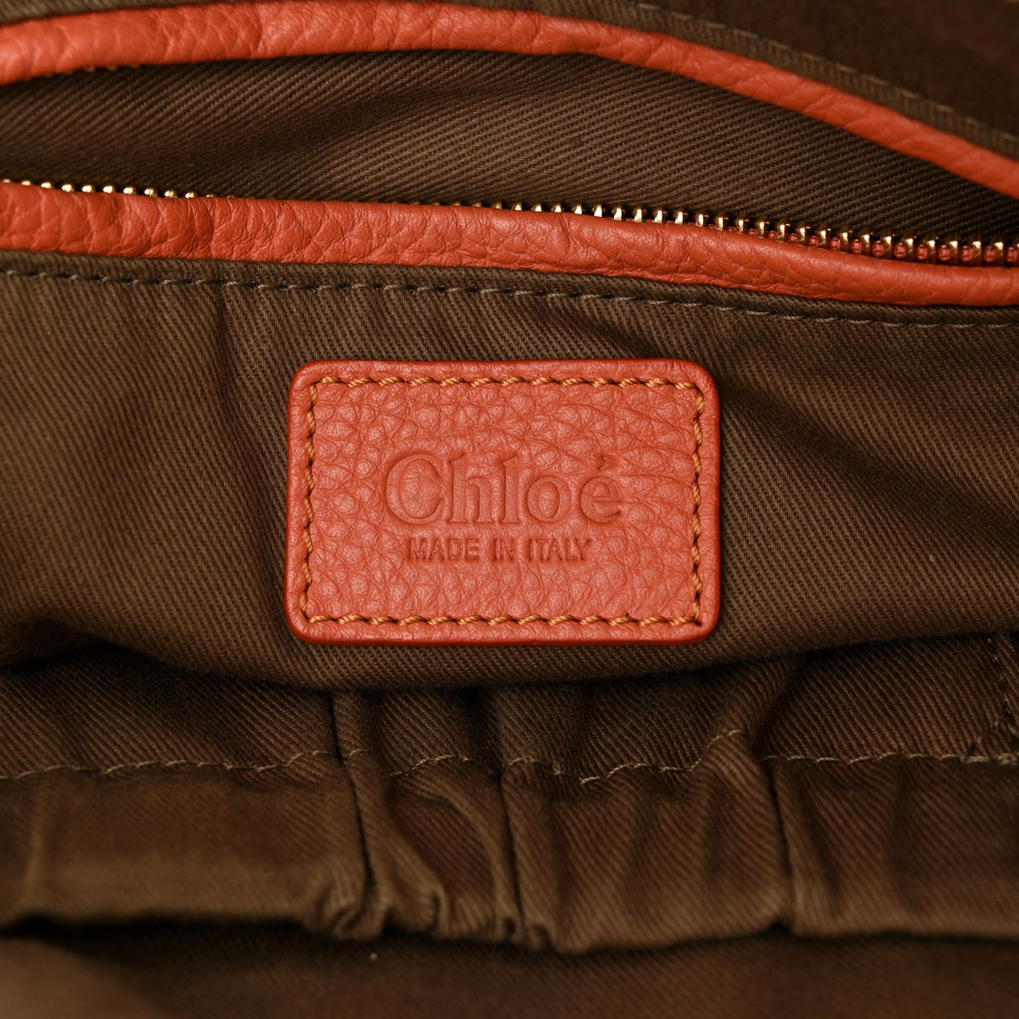 Calfskin Medium Marcie Satchel Indian Summer