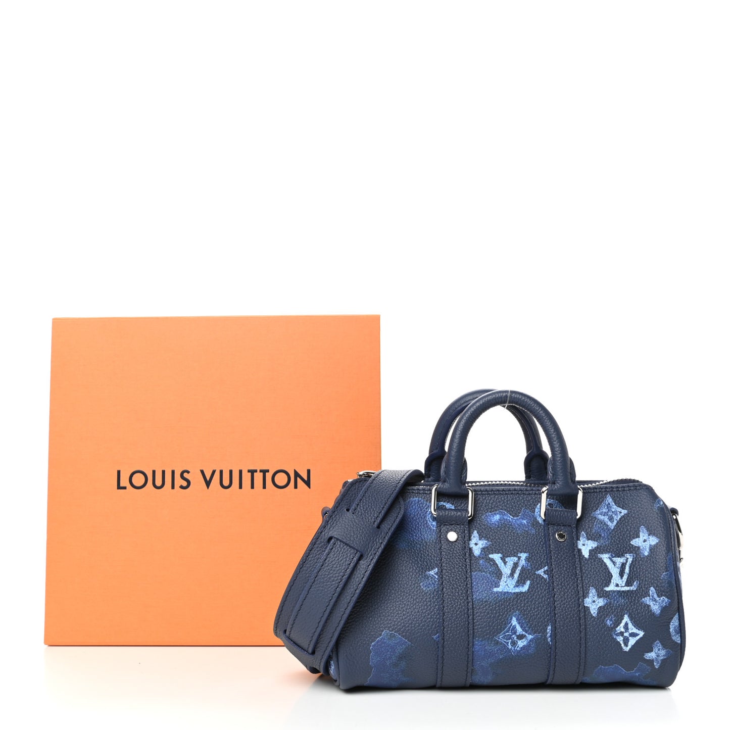 Monogram Ink Watercolor Keepall XS Blue