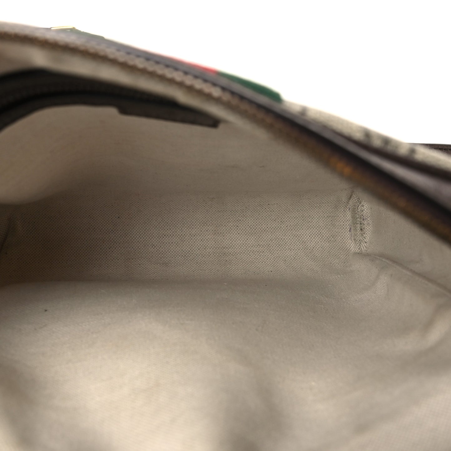 GG Supreme Monogram Web Small Ophidia Messenger Bag Brown