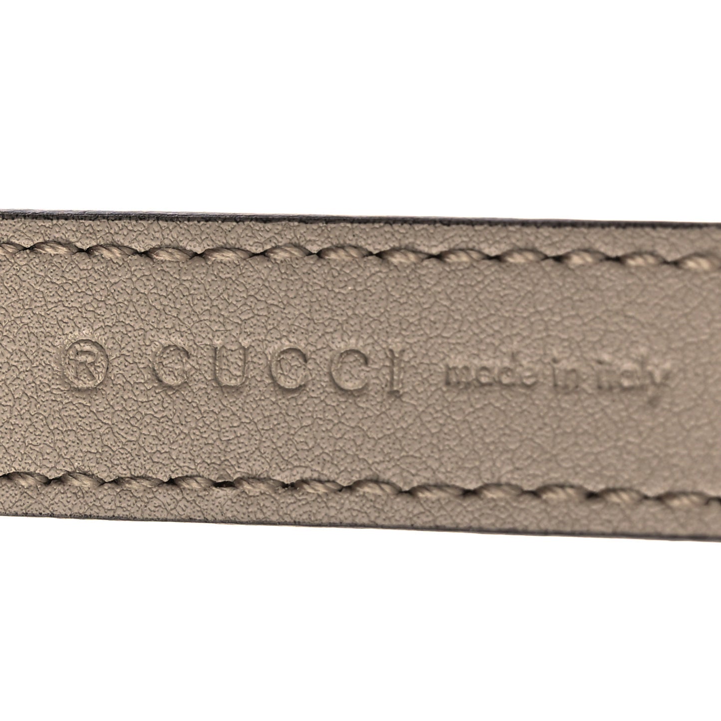 GG Supreme Monogram Jackie 1961 15mm Belt 80 32 Beige Brown