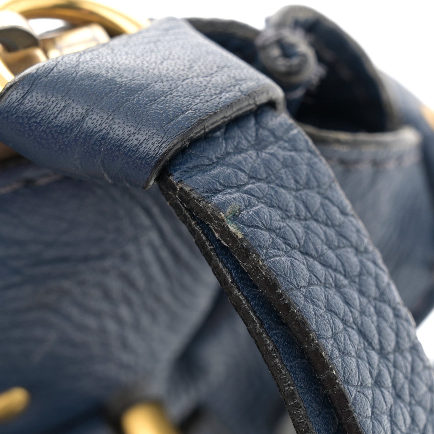 Chloe Calfskin Medium Marcie Satchel Royal Navy 11 of 19