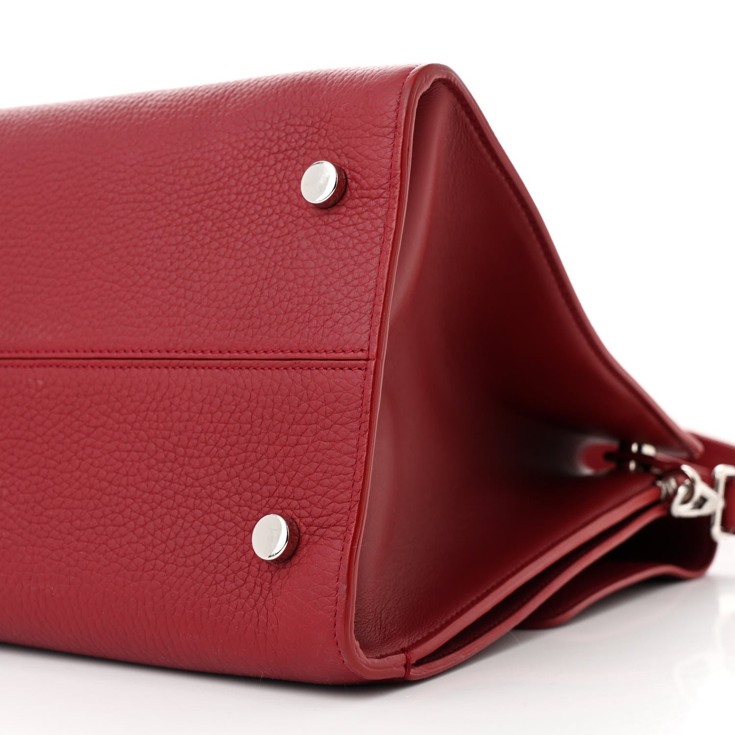 Christian Dior Grained Calfskin Large Diorever Flap Red 11 of 11