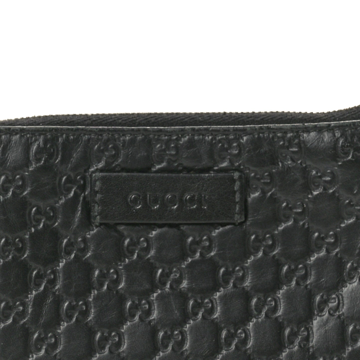 Microguccissima Key Ring Coin Case Black