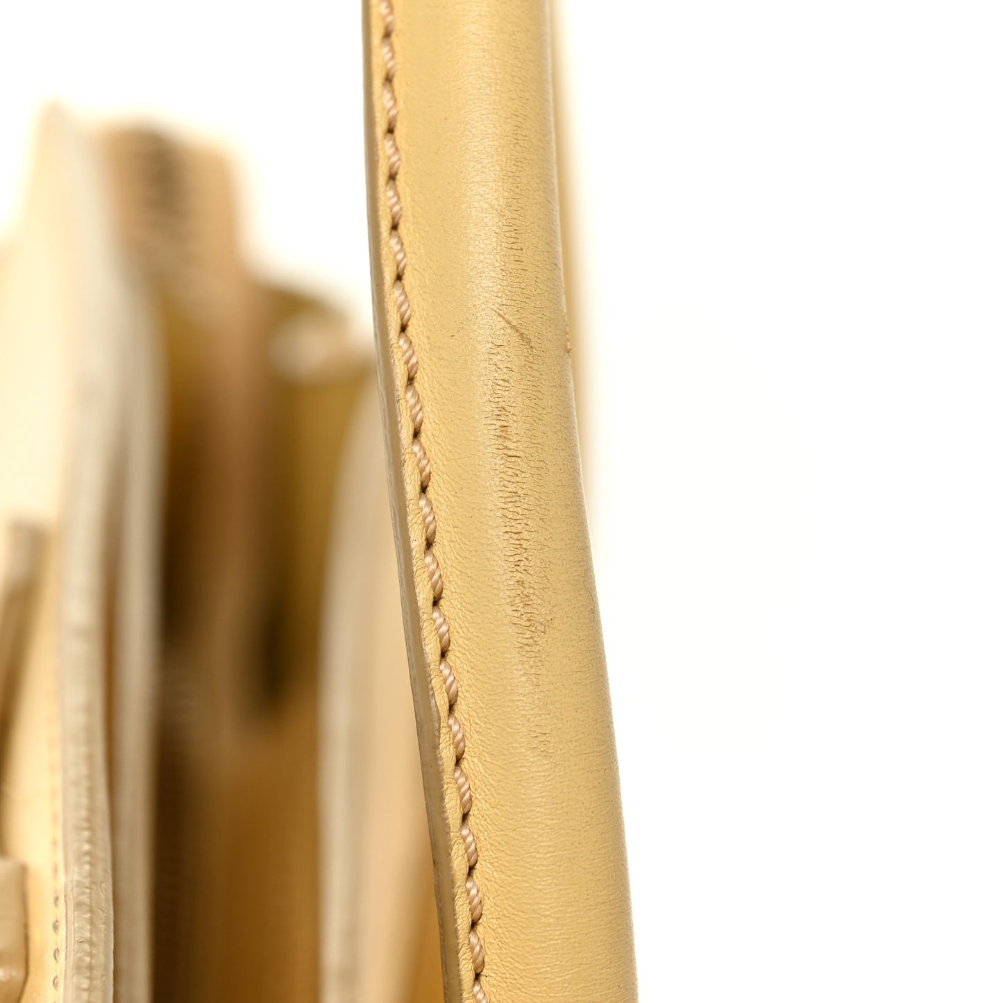 Smooth Calfskin Micro Luggage Butter