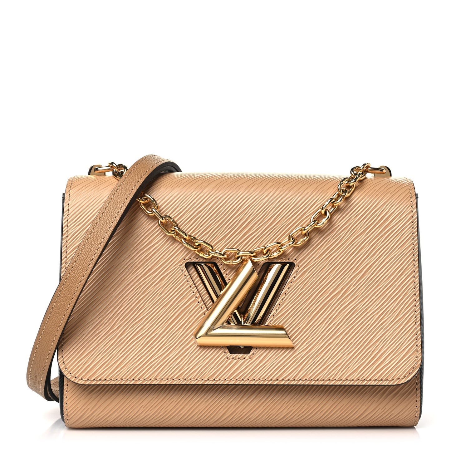 Epi Twist Shoulder Bag MM Camel