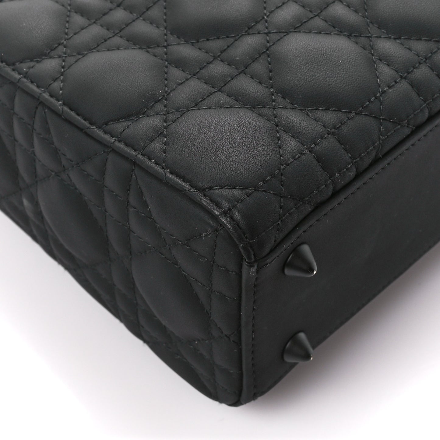 Ultra Matte Calfskin Cannage Small My ABCDior Lady Dior Black