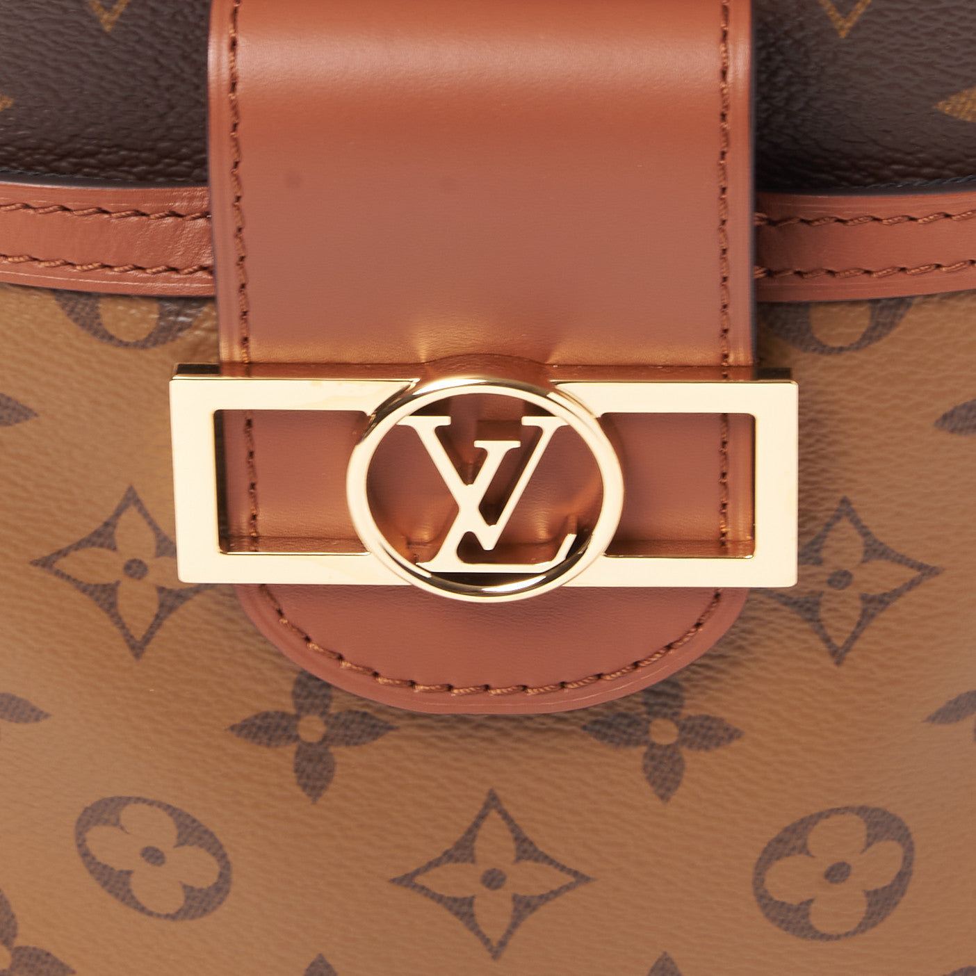 Louis Vuitton Reverse Monogram Dauphine Hobo PM 7 of 8