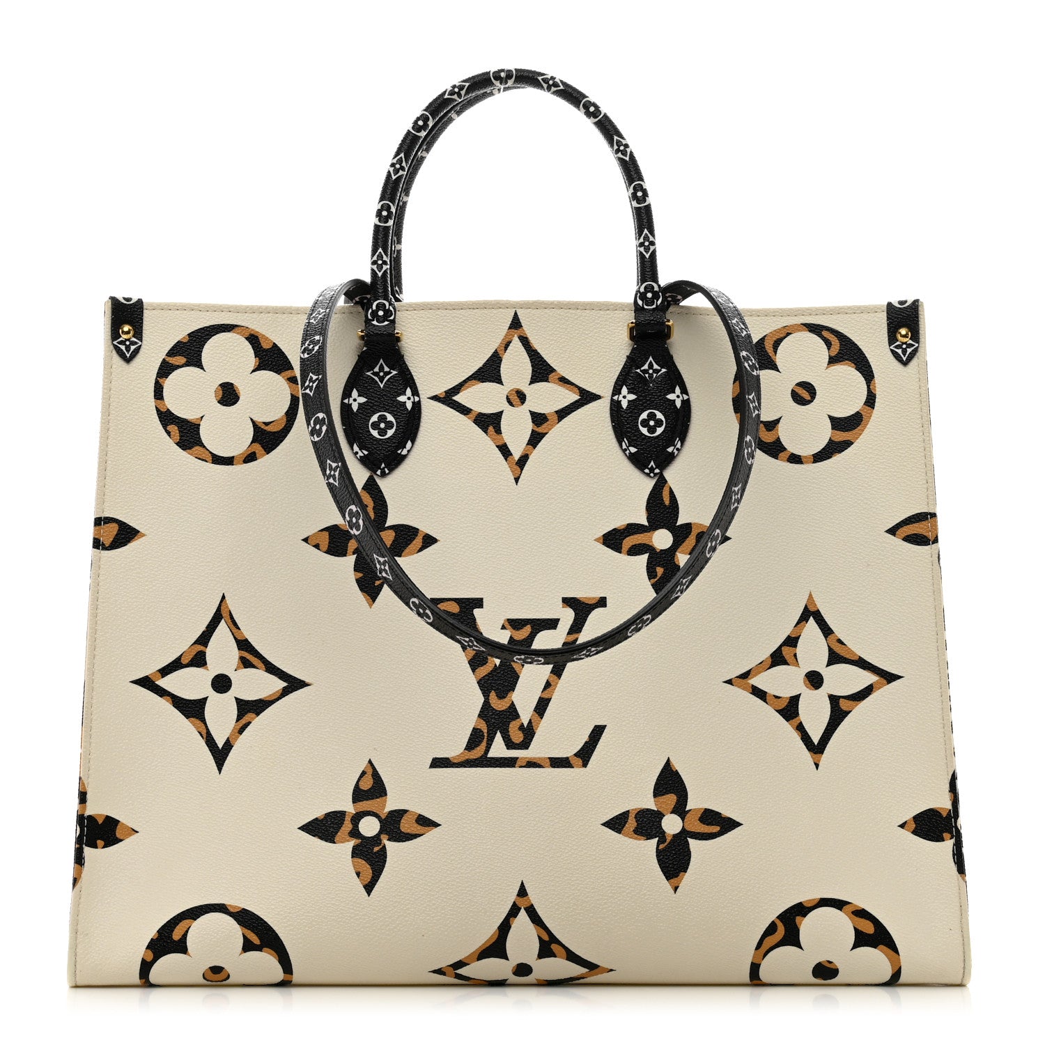 Louis Vuitton Monogram Giant Jungle Onthego GM Ivory 1 of 9