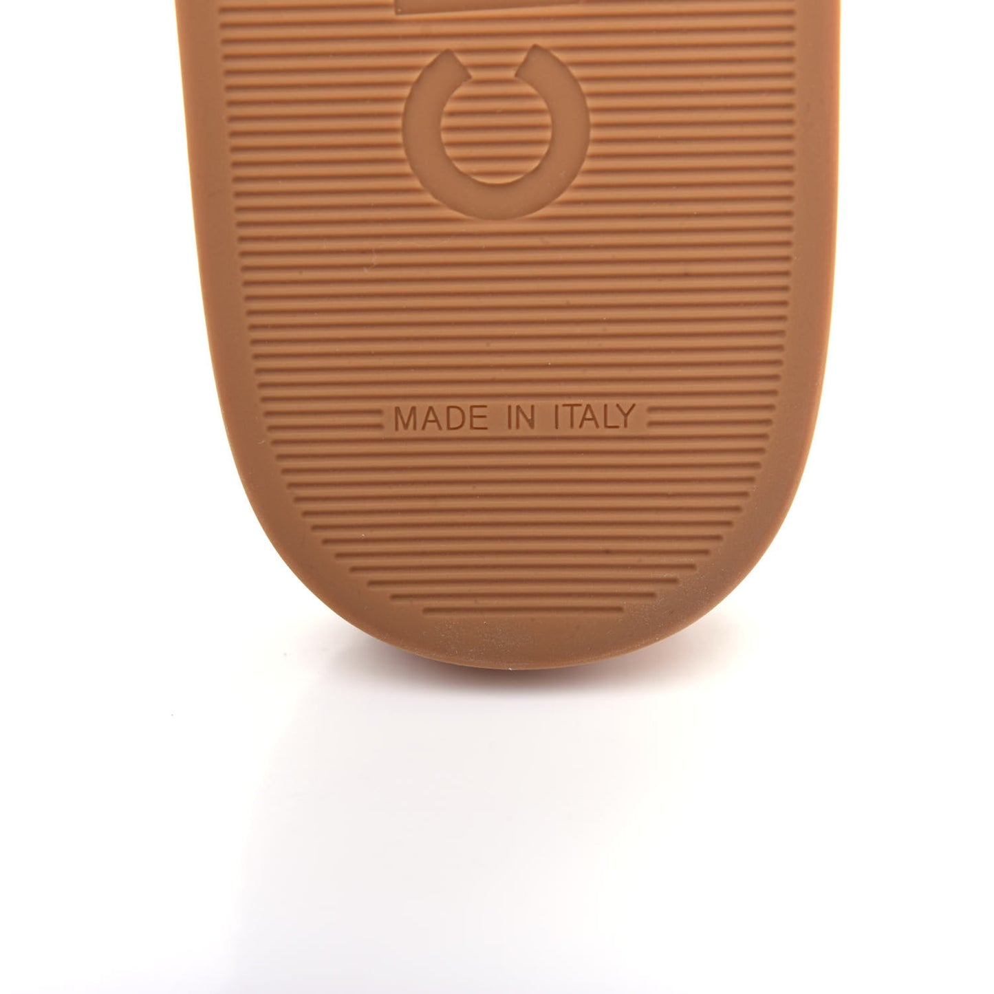 Cord Lambskin Quilted Logo Sandals 41 Beige