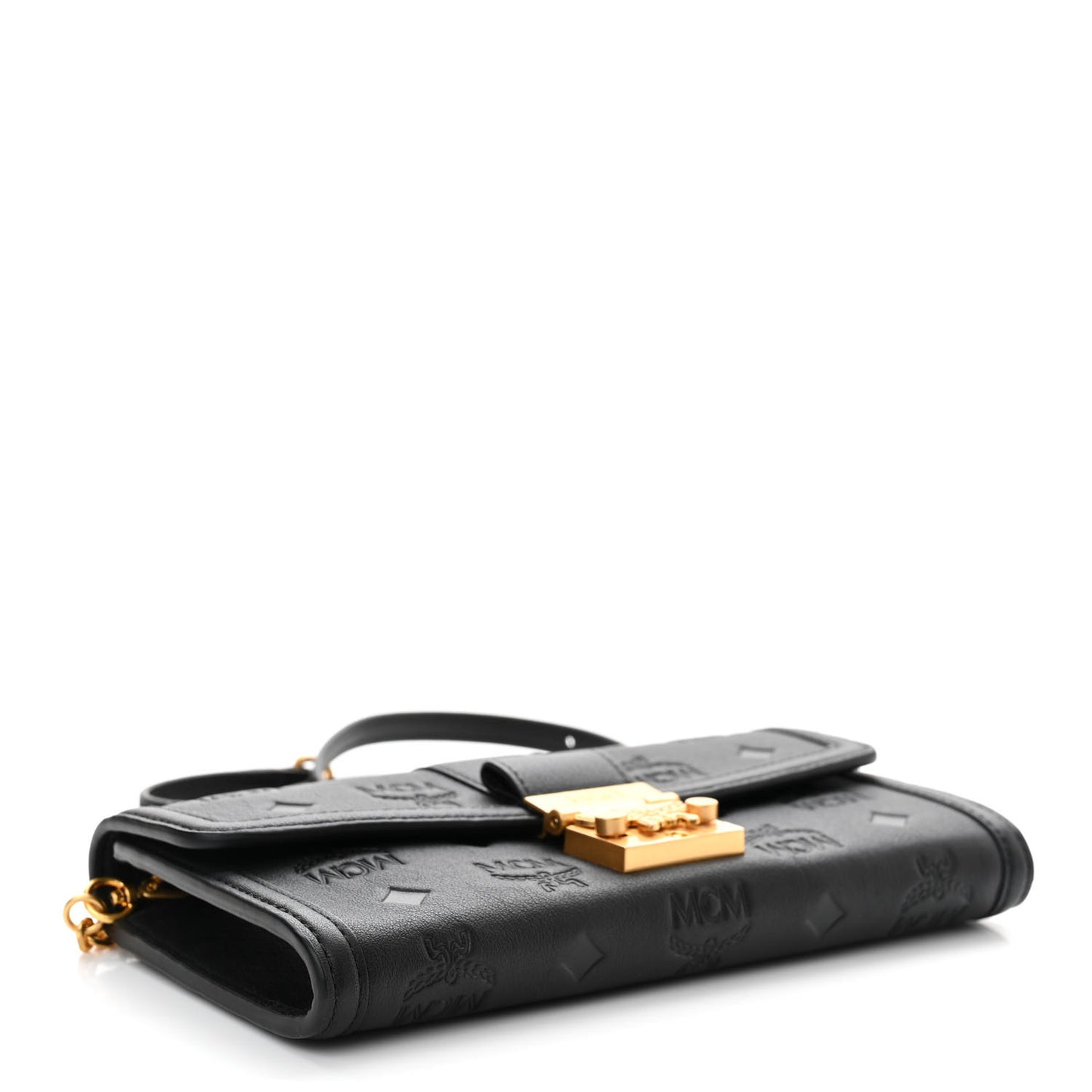 Calfskin Ottomar Monogram Mini Tracy Crossbody Black