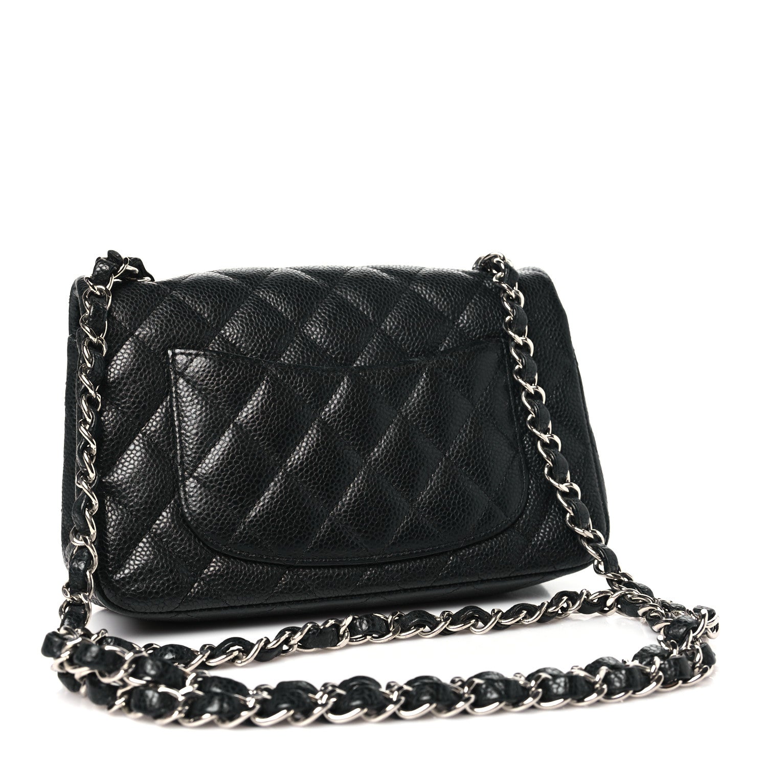 Chanel Caviar Quilted Mini Rectangular Flap Black 3 of 10