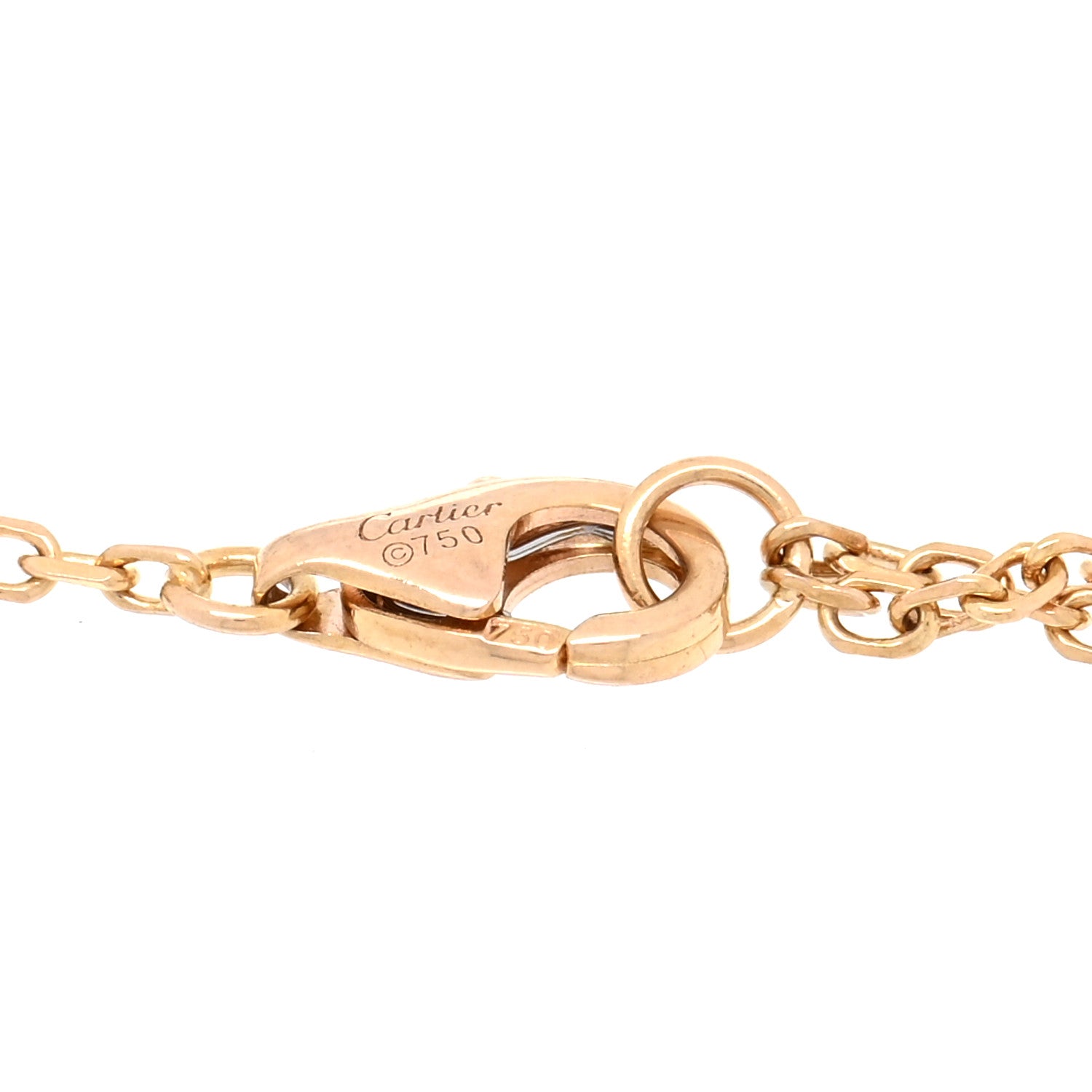 Cartier 18K Pink Gold Pink Sapphire D'Amour Bracelet 2 of 2