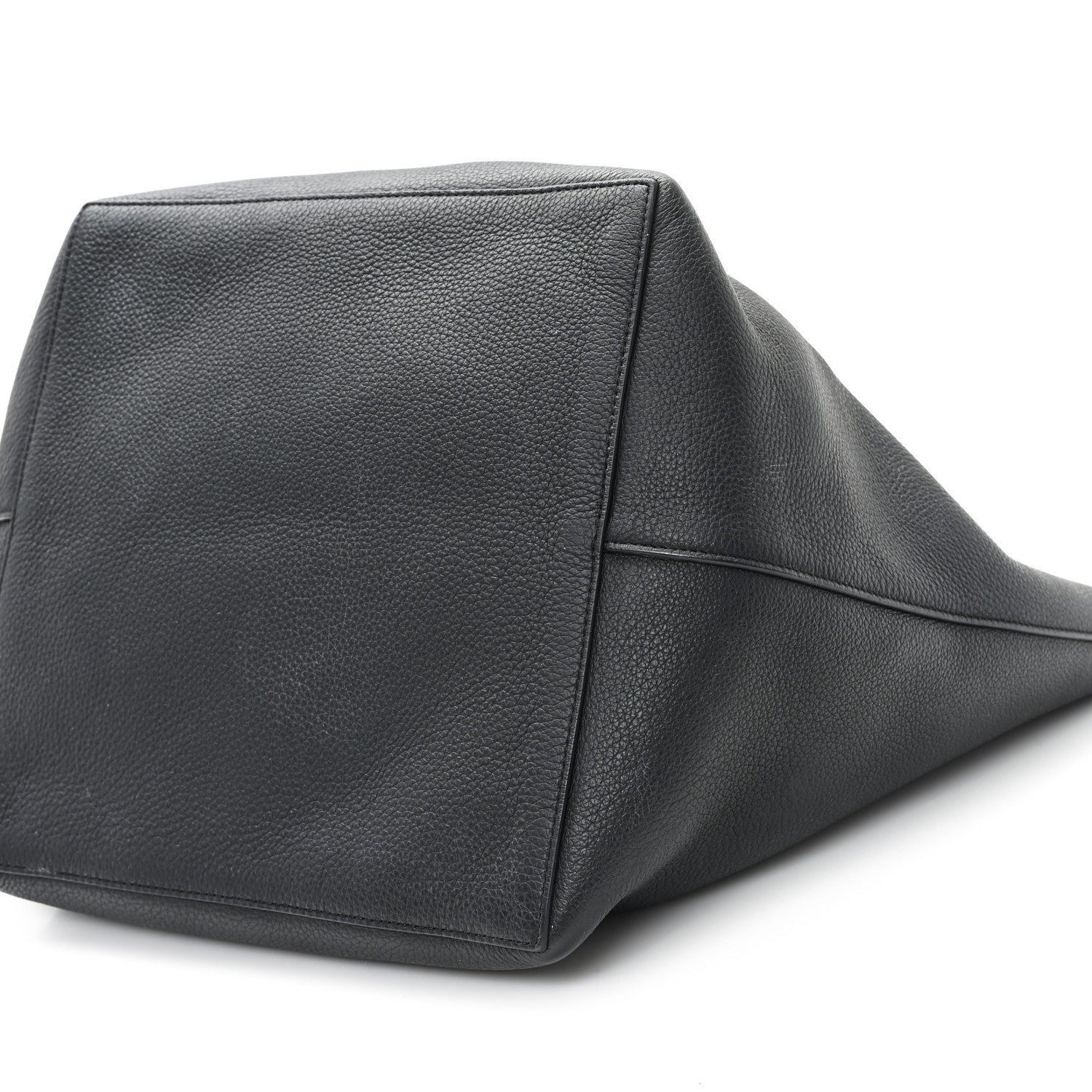 The Row Grained Calfskin Park Tote Three Black 10 of 11