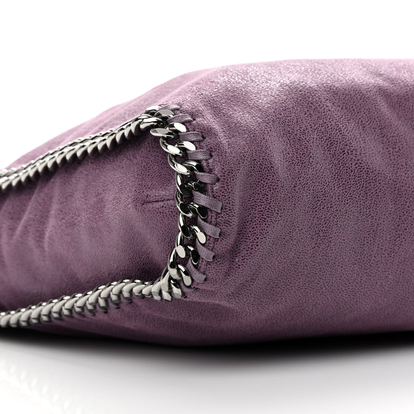 Shaggy Deer Falabella Fold Over Tote Amethyst