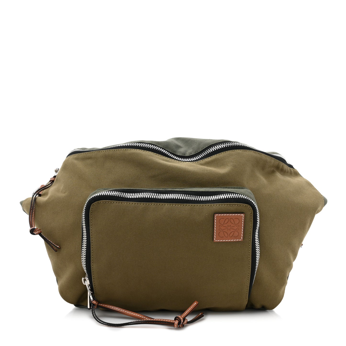 Canvas XL Bumbag Khaki Green
