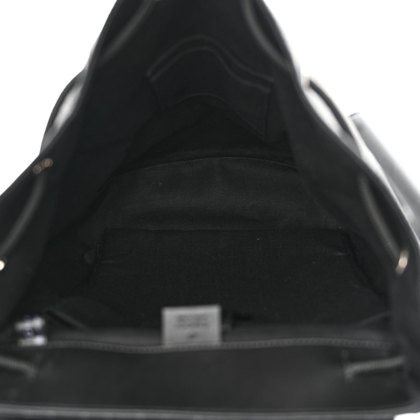 Soft GG Supreme Monogram Calfskin Web Double Buckle Backpack Black