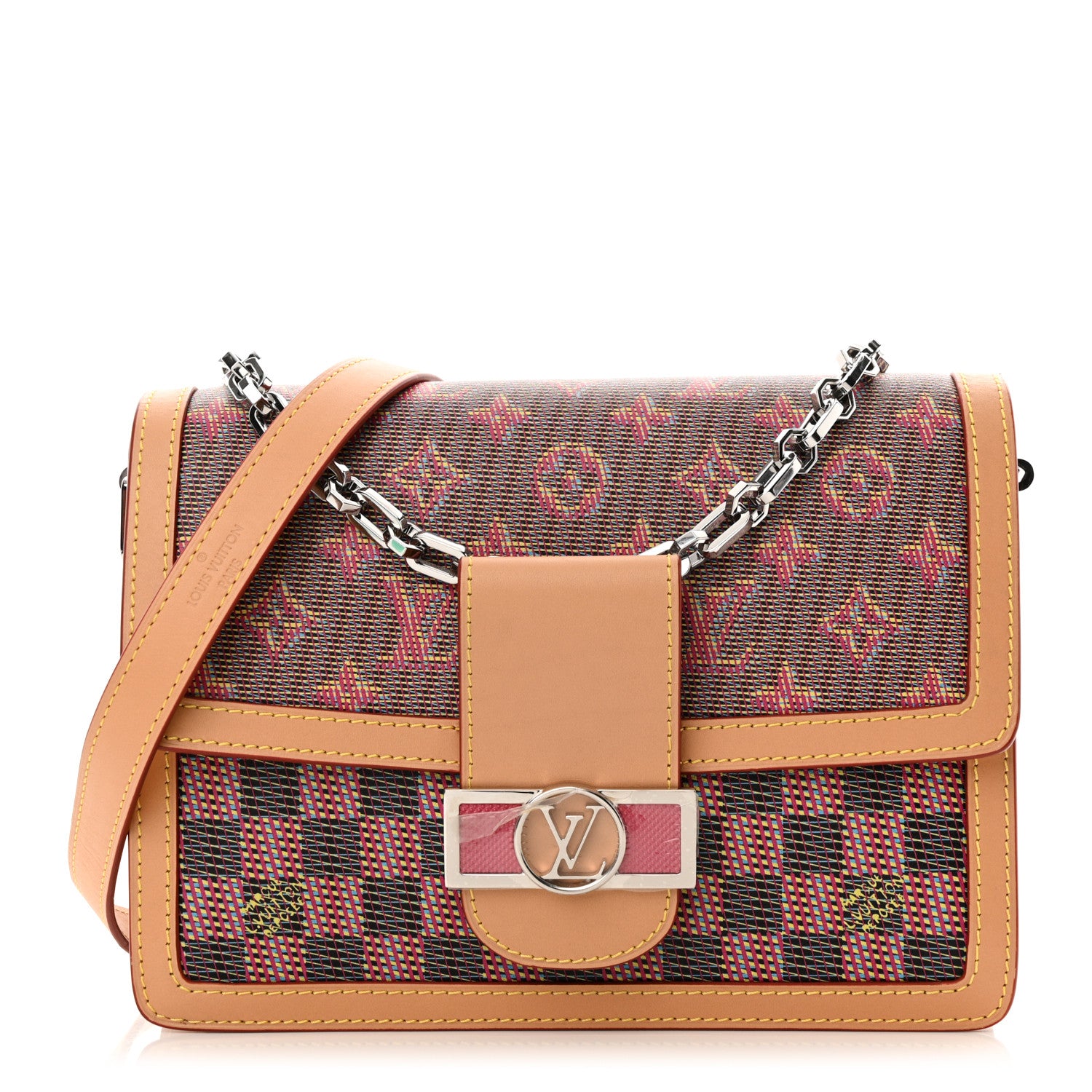 Louis Vuitton Monogram LV Pop Dauphine MM Rose 1 of 10