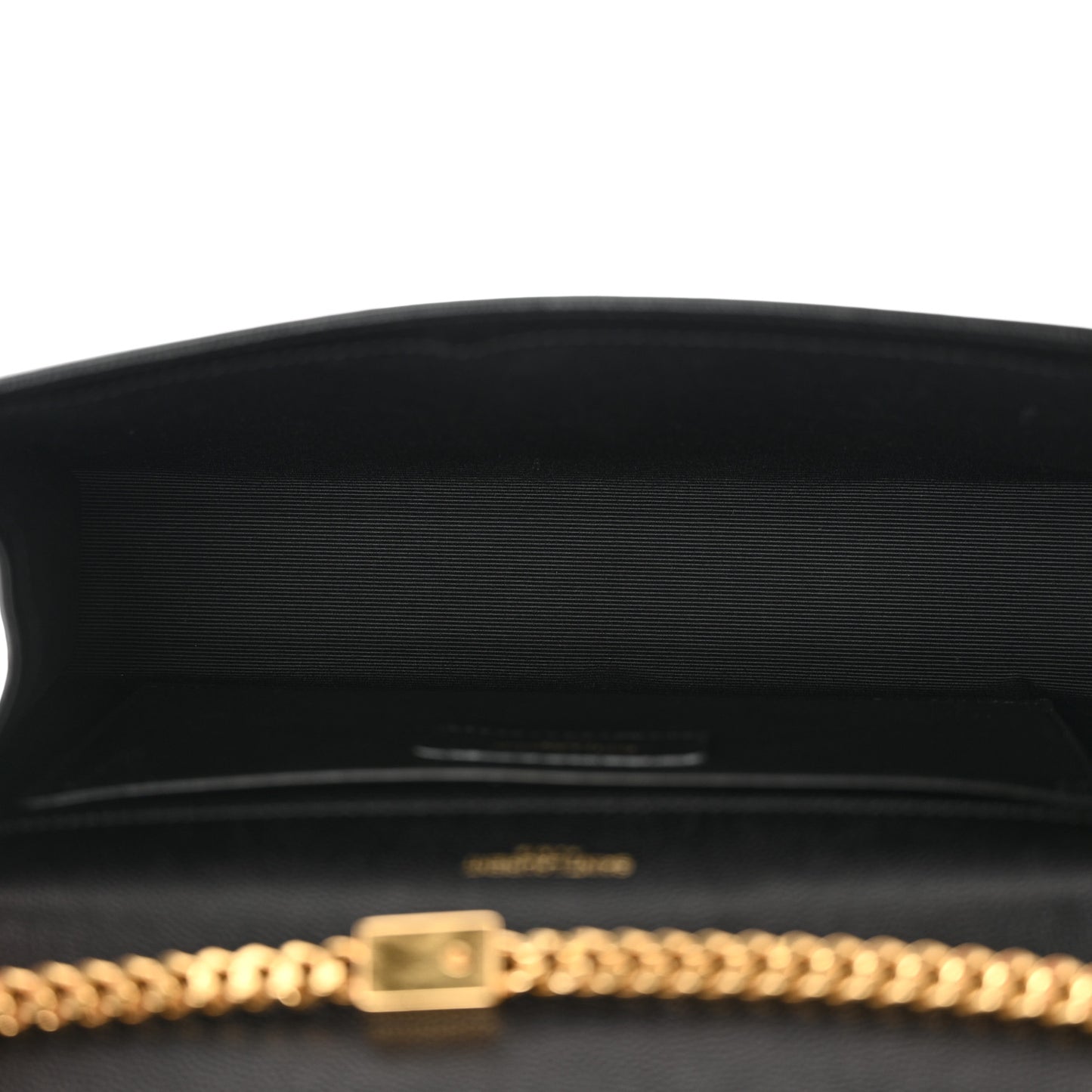 Grain De Poudre Medium Classic Monogram Kate Satchel Black