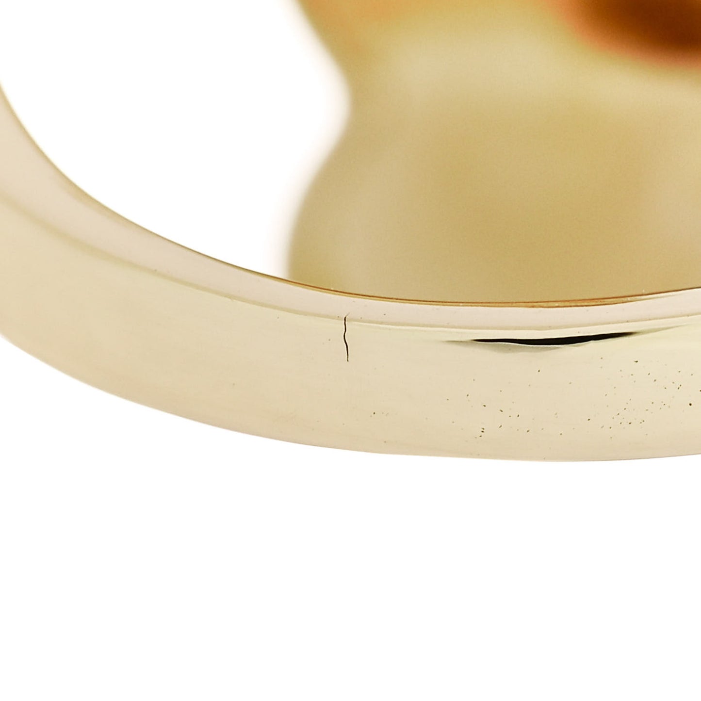 18K Yellow Gold Diamond Frivole Between The Finger Ring 53 6.5
