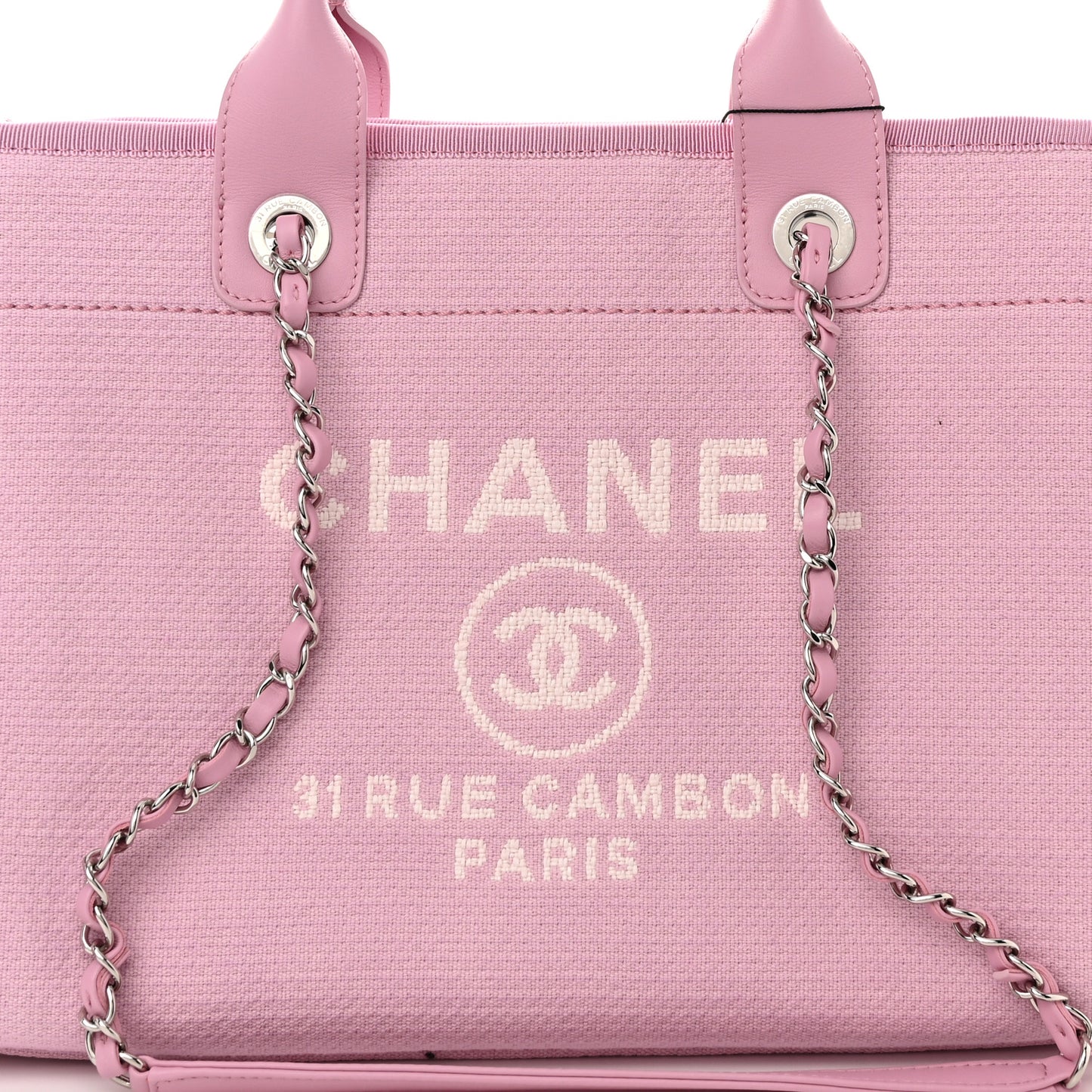 Mixed Fibers Small Deauville Tote Pink