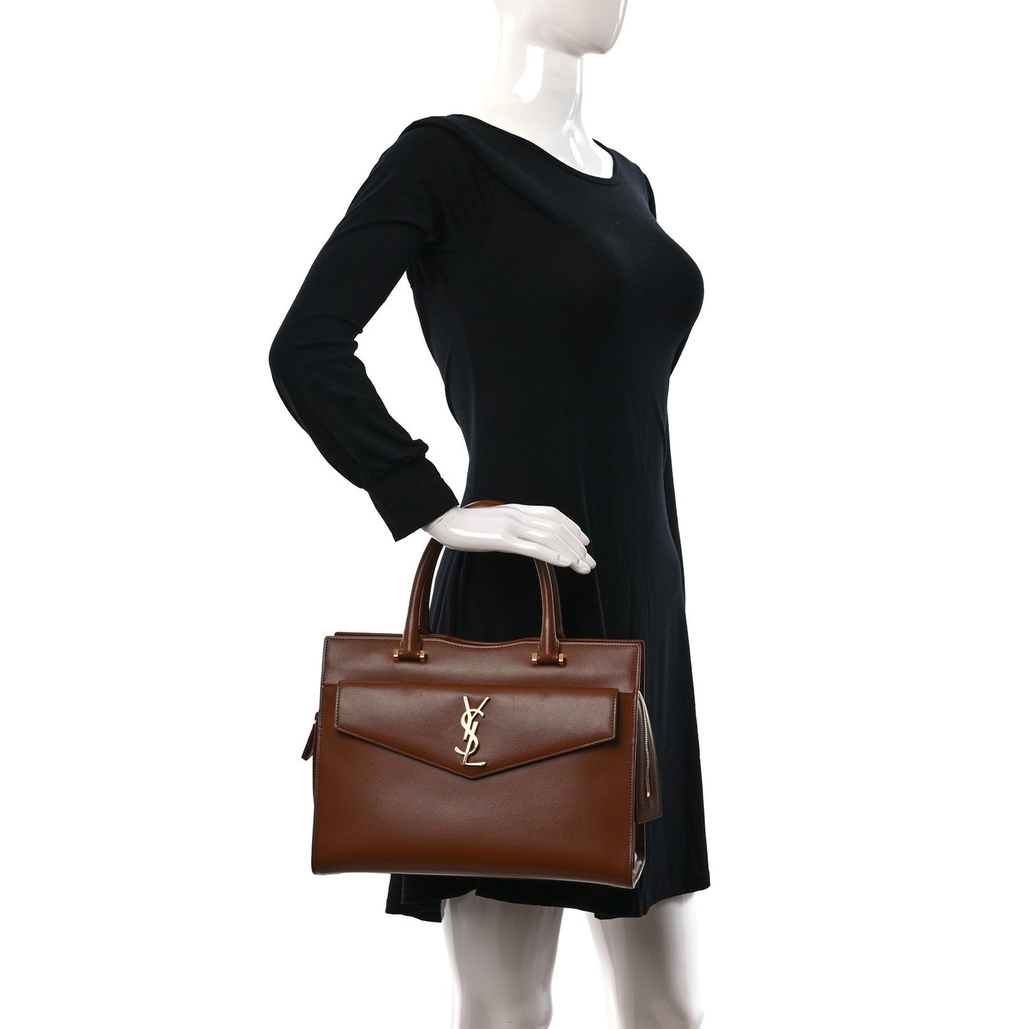 Grain De Poudre Medium Uptown Tote Brick