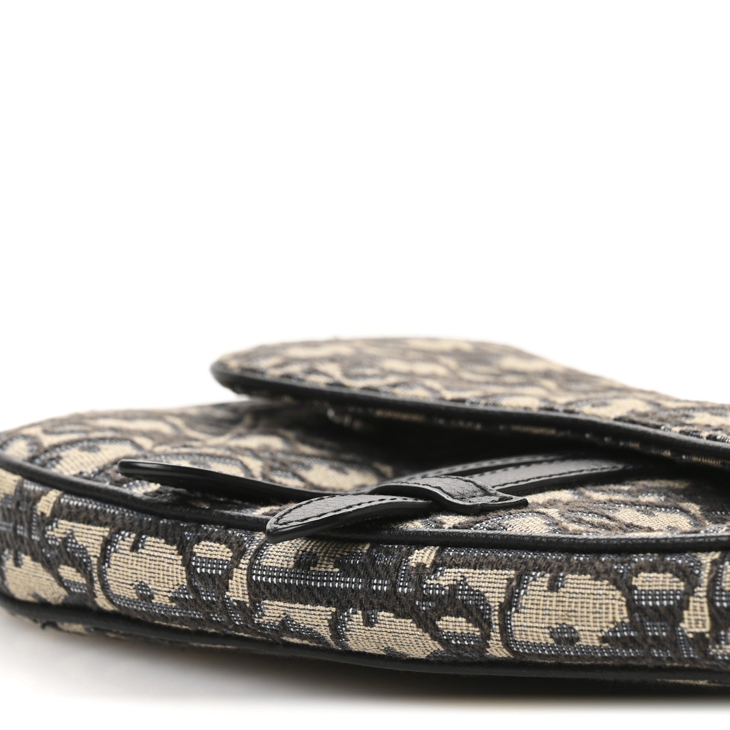 Christian Dior Oblique Mens Mini Saddle Bag Blue 10 of 10