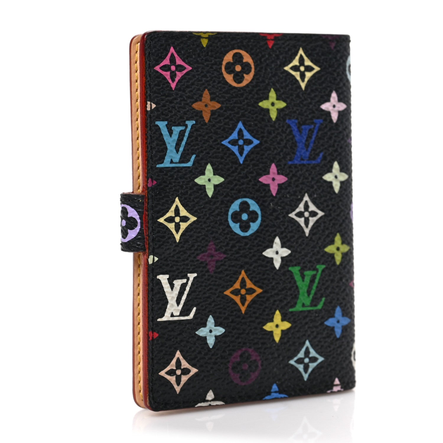 Louis Vuitton Monogram Multicolor Carnet de Bal Mini Agenda Cover Black 3 of 6