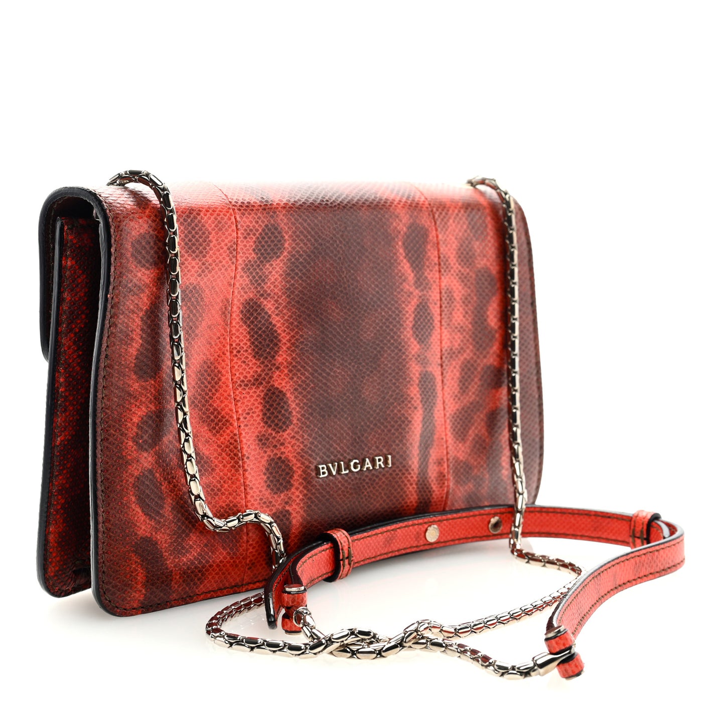 Karung Serpenti Forever Small Shoulder Bag Red