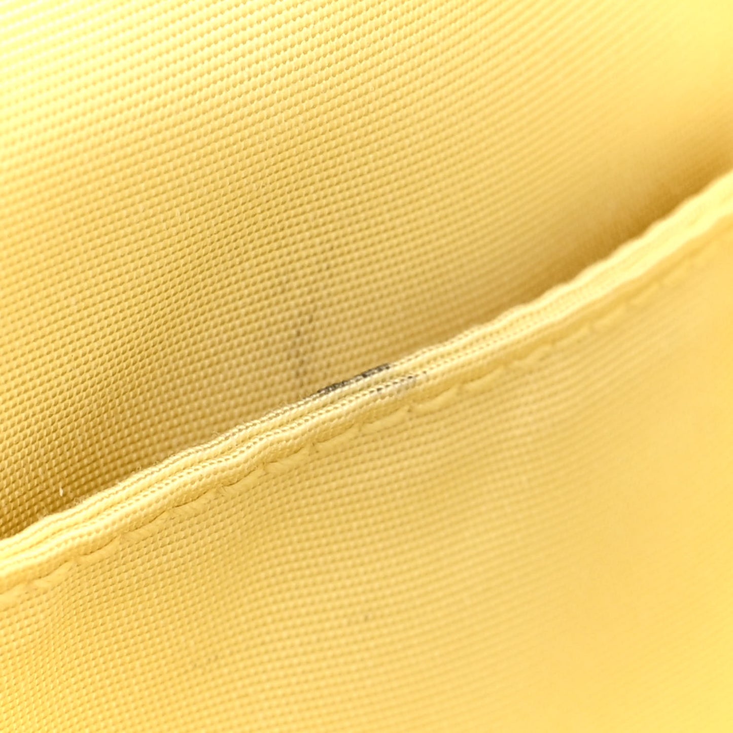 Coated Canvas Cannage Medium Panarea Tote Light Yellow