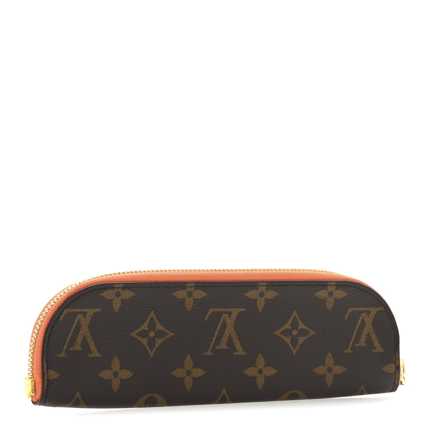 Monogram Charlotte Pencil Pouch Orange