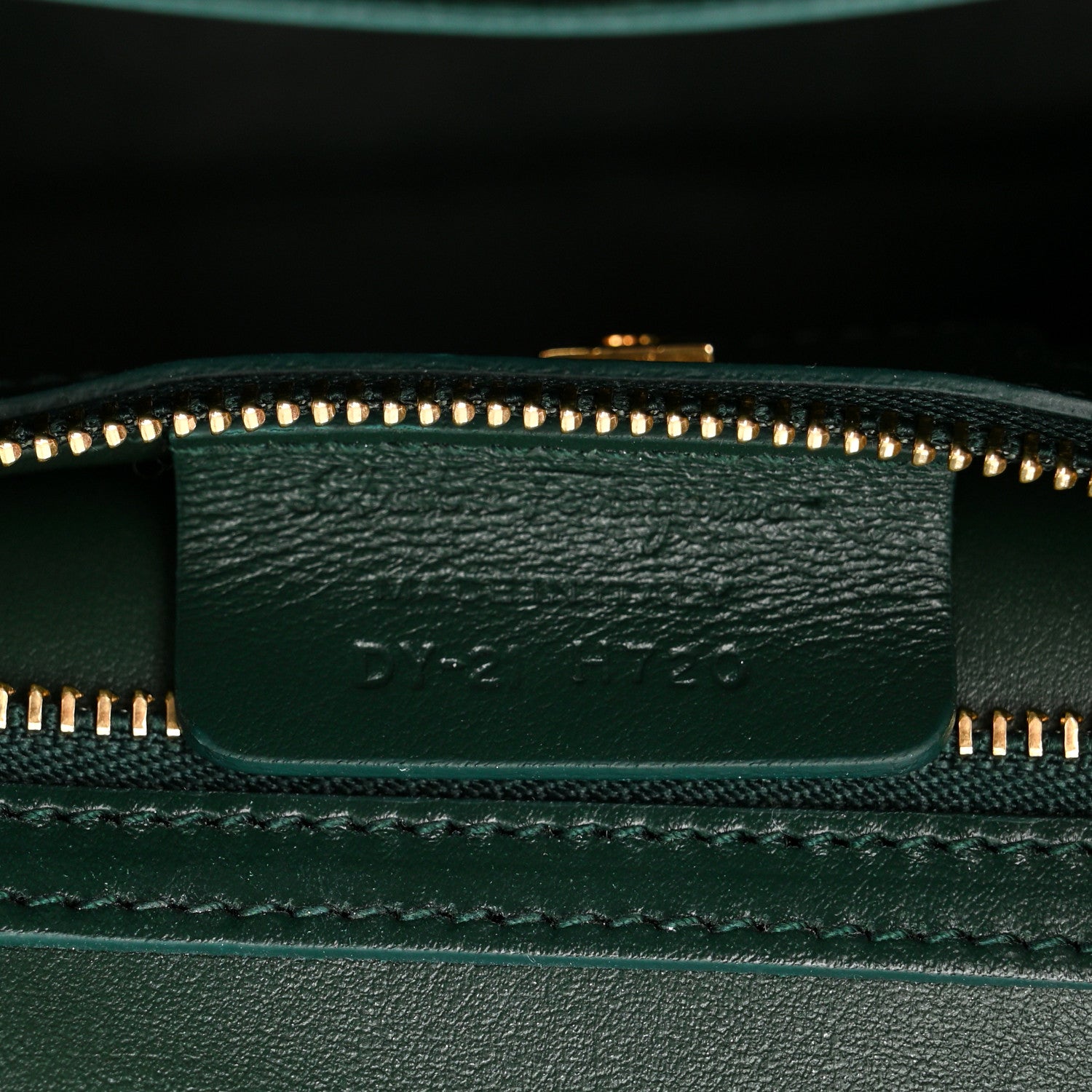 Salvatore Ferragamo Calfskin Thalia Flap Top Handle Satchel Dark Green 7 of 11