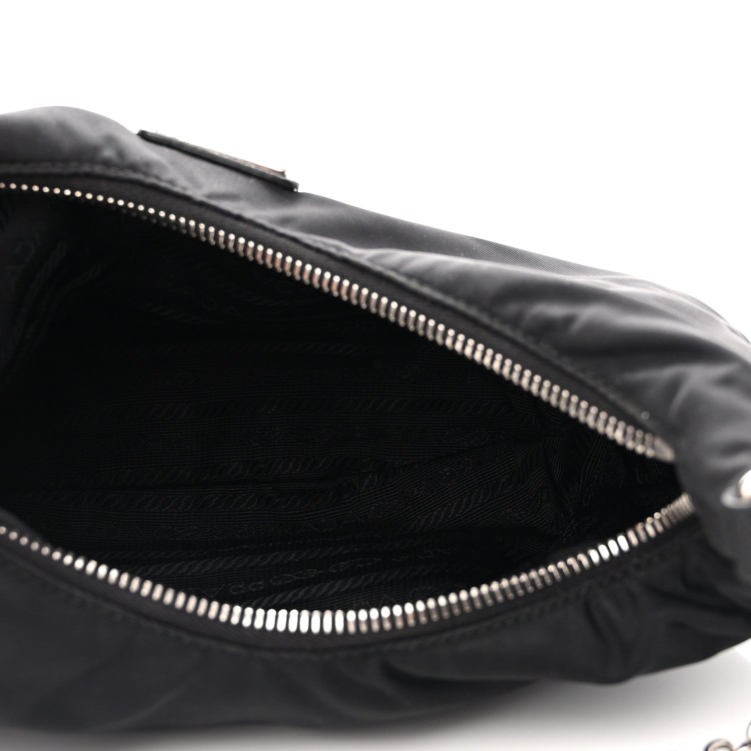 Prada Tessuto Nylon Saffiano Re-Edition 2006 Shoulder Bag Black 5 of 10