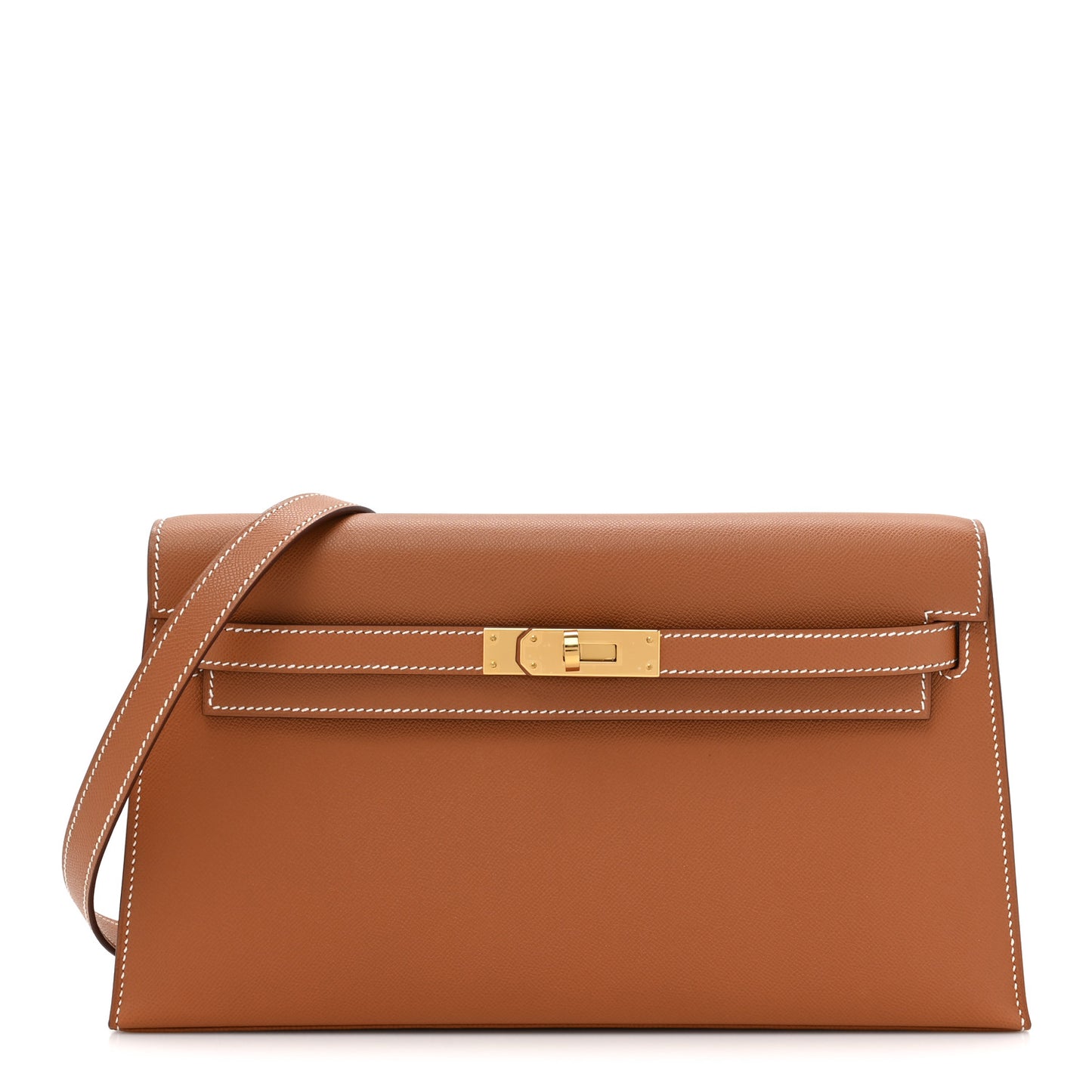 Madame Calfskin Kelly Elan Gold