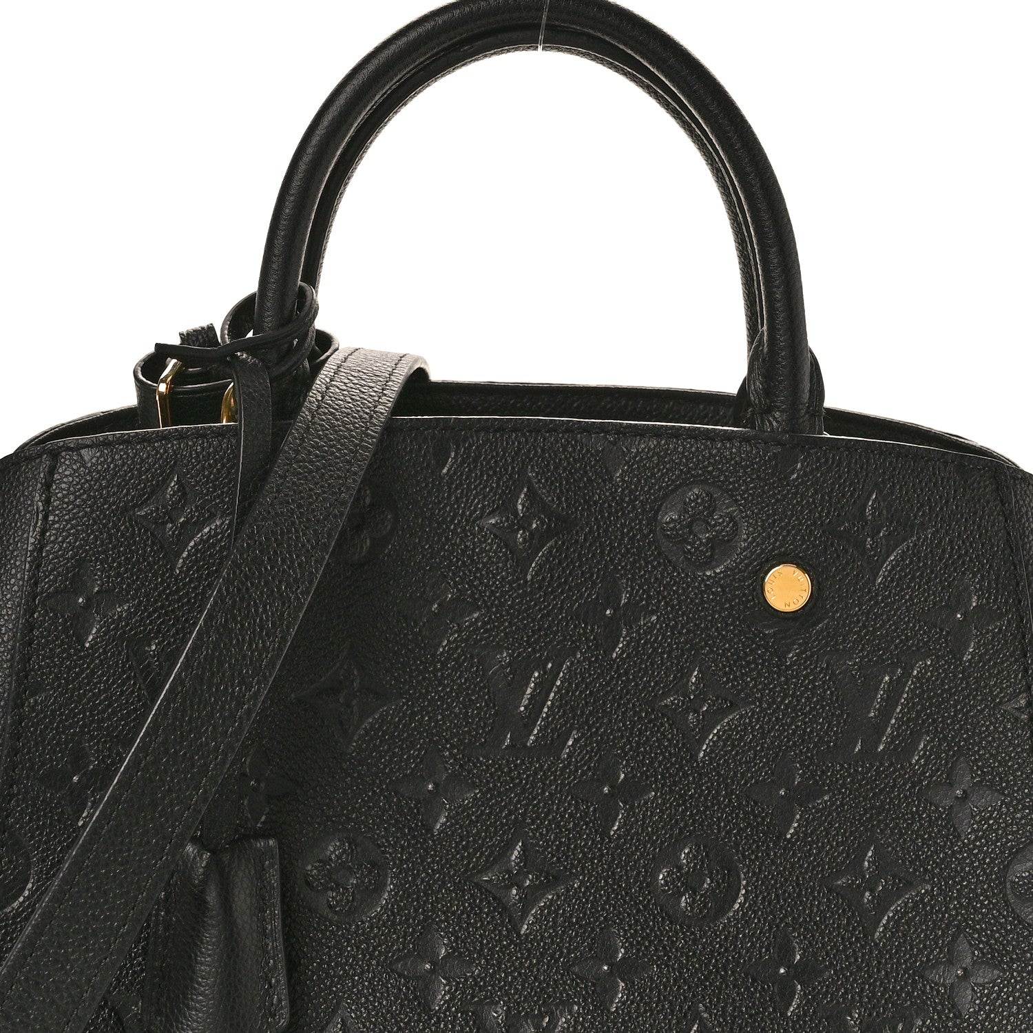 Louis Vuitton Empreinte Montaigne MM Black 7 of 12