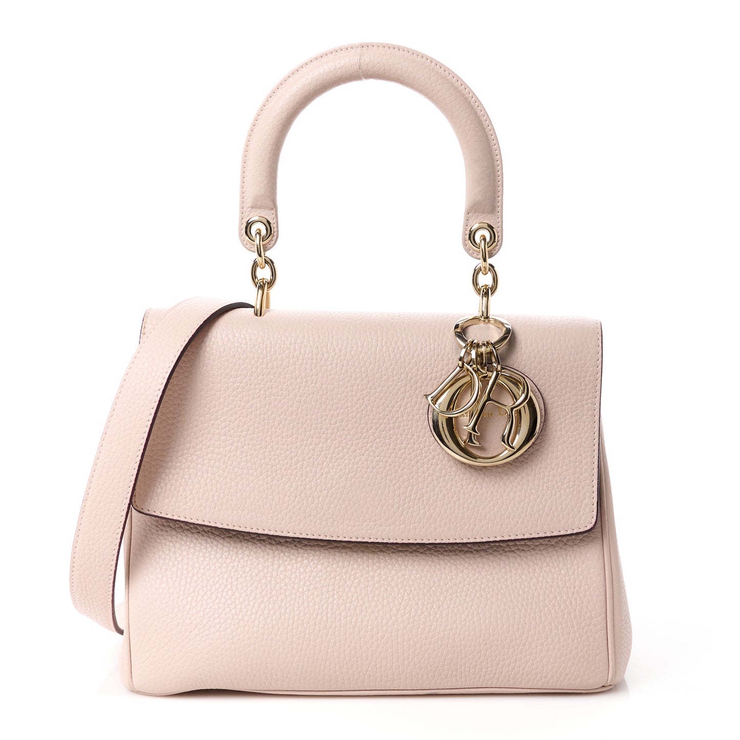 Bullcalf Small Be Dior Flap Rose Poudre