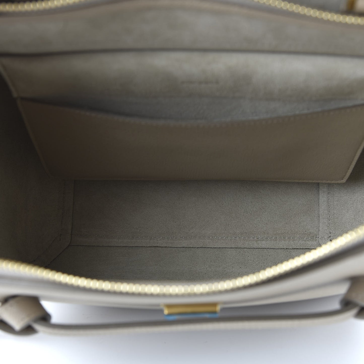 Grained Calfskin Micro Belt Bag Light Taupe