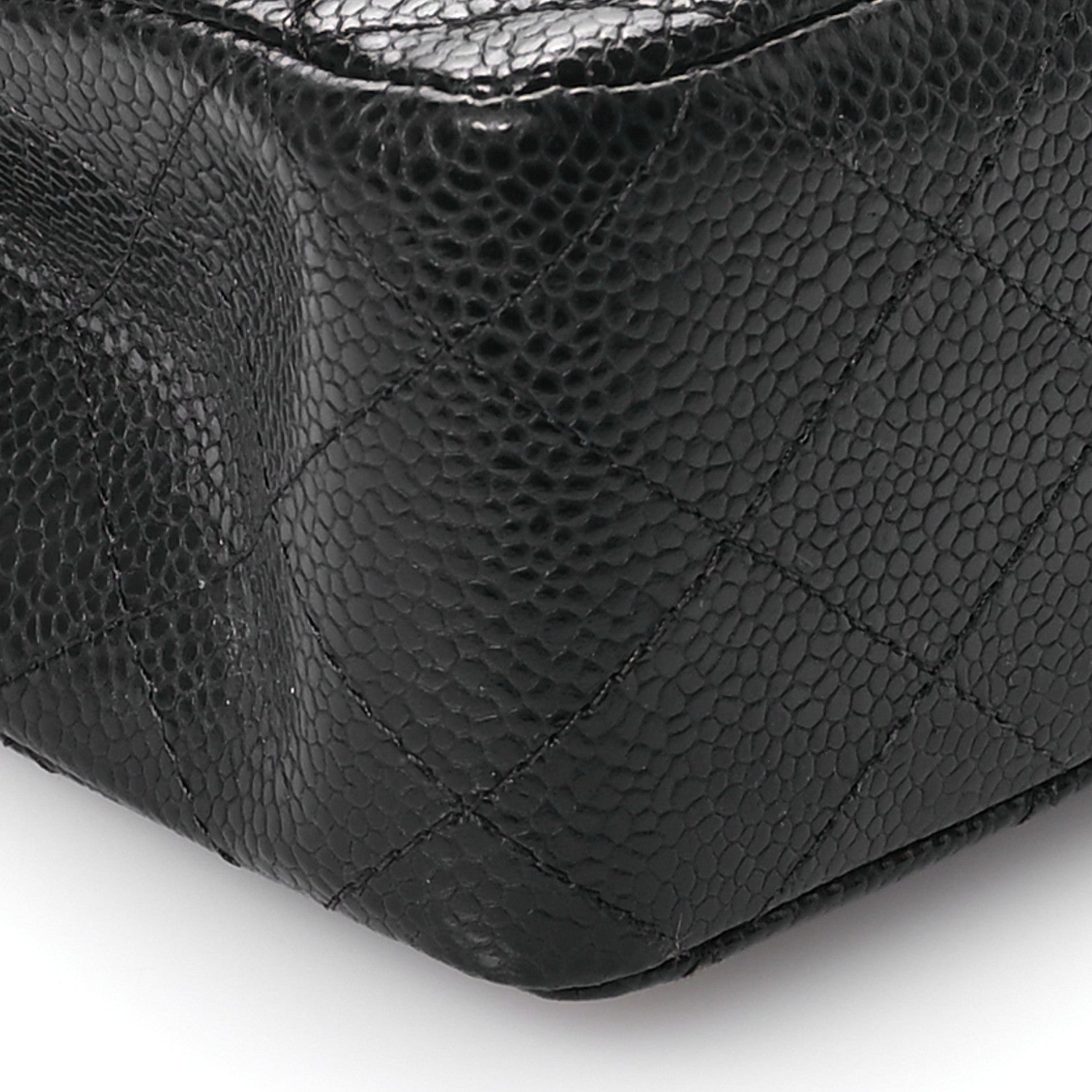 Chanel Caviar Quilted Medium Double Flap Black 8 of 11