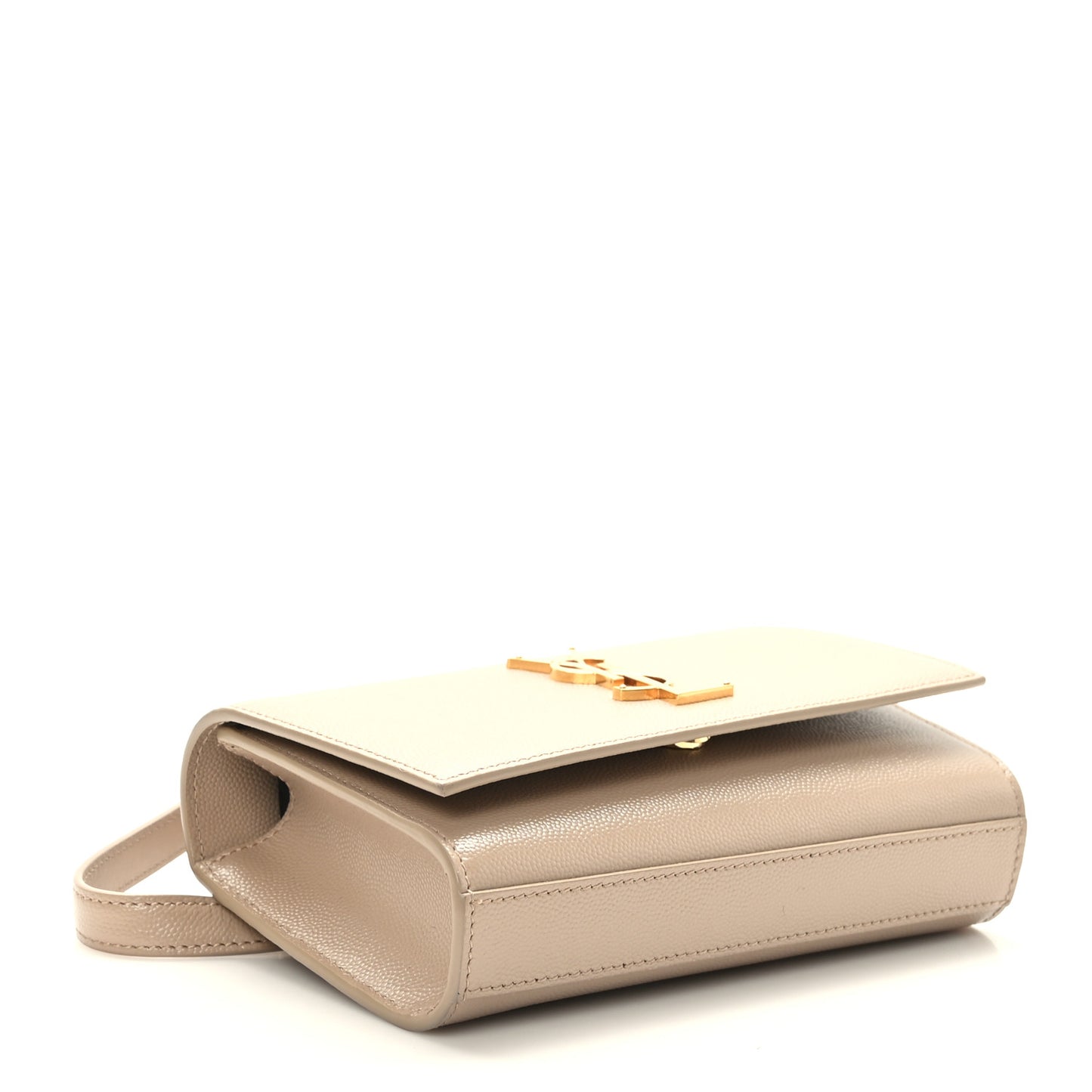 Grain De Poudre Monogram Kate Belt Bag Dark Beige