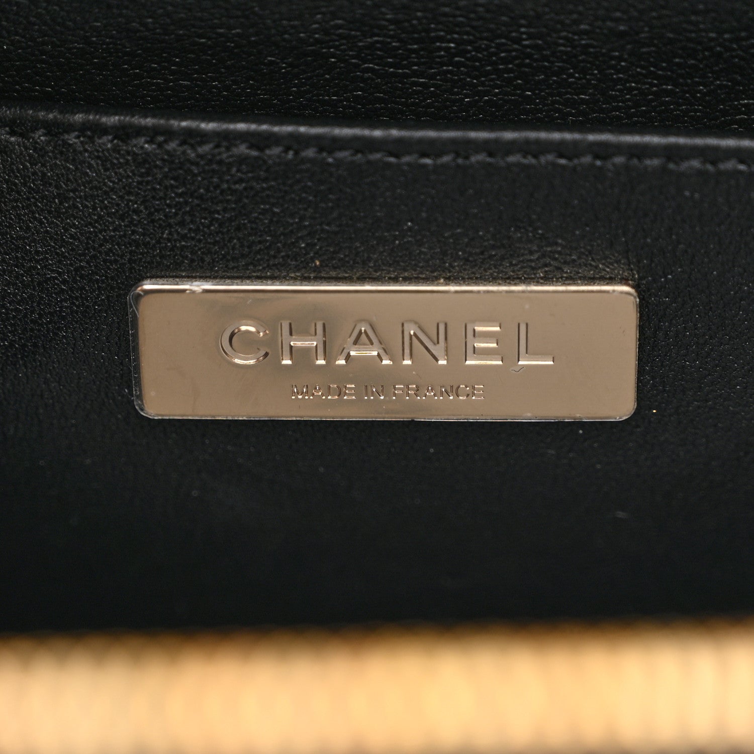 Chanel Calfskin Quilted Studded Square Vanity Case Black 6 of 10
