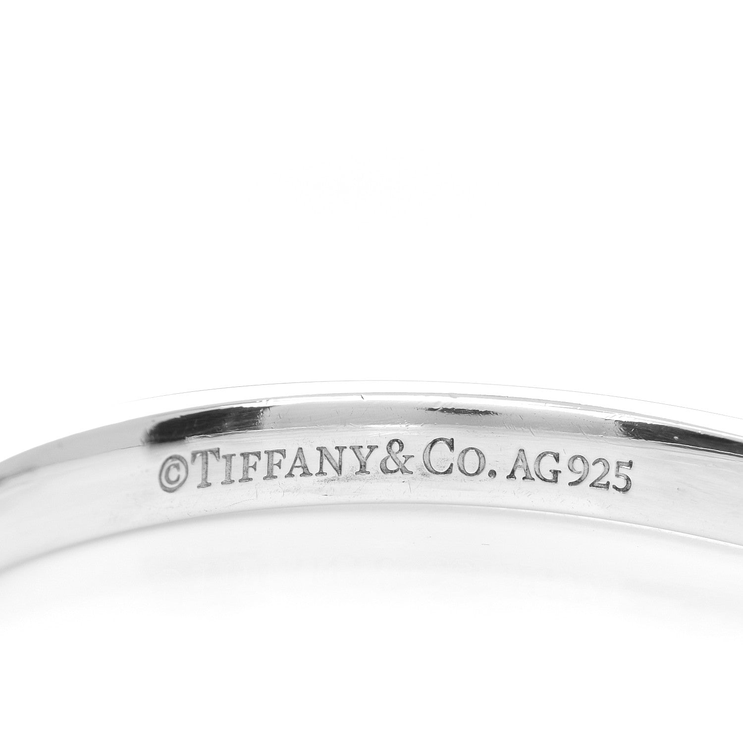 Tiffany Sterling Silver Narrow 1837 Cuff Bracelet 3 of 3