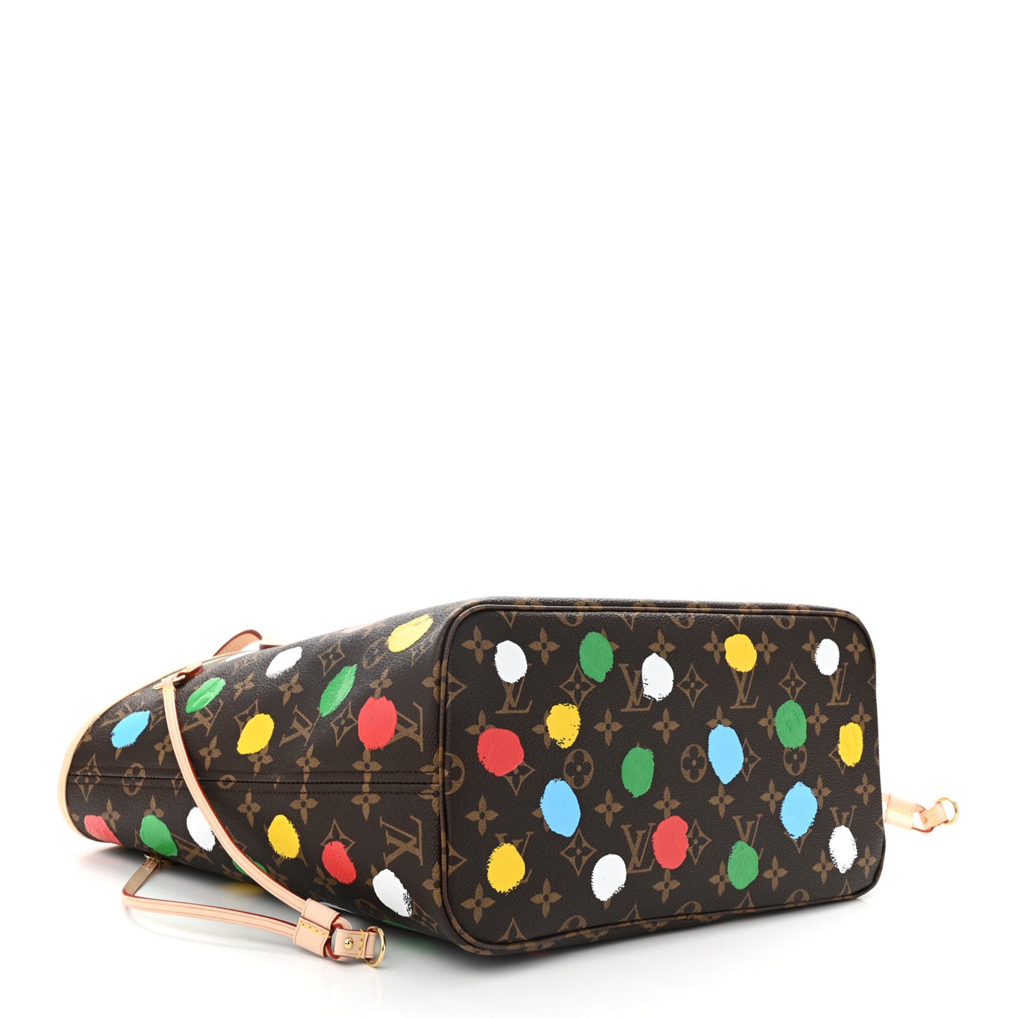 LV X YK Monogram Dots Neverfull MM