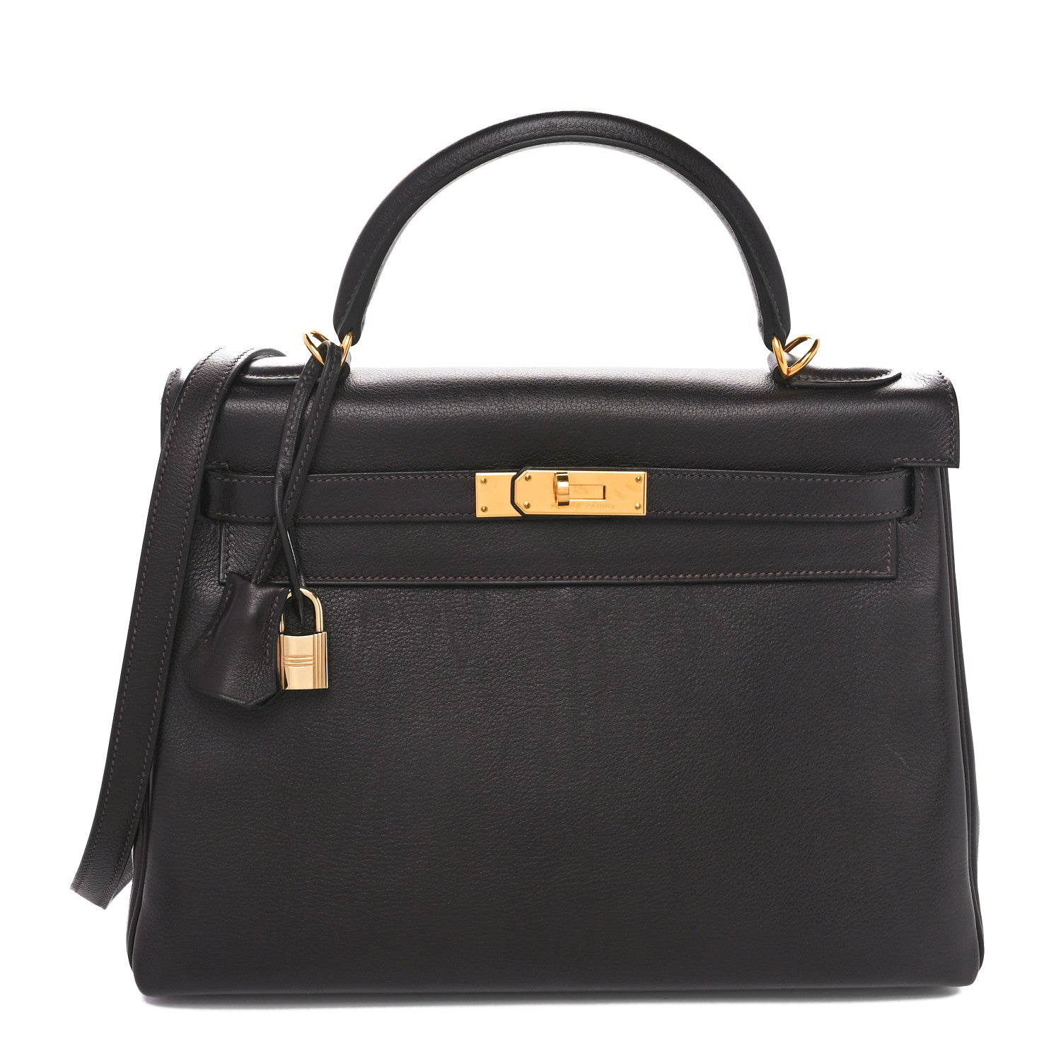 Hermes Evergrain Kelly Retourne 32 Ebene 1659611 – FASHIONPHILE