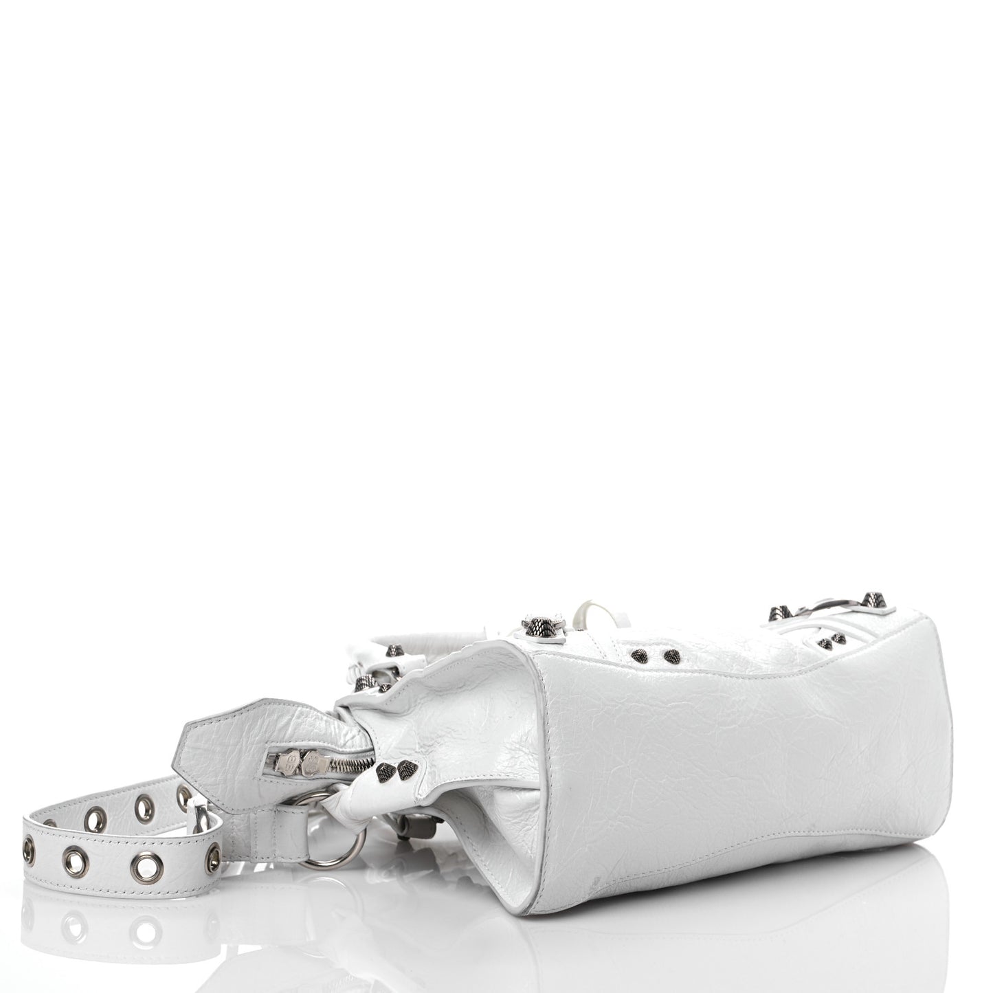 Agneau Arena Neo Cagole Handbag XS Optic White