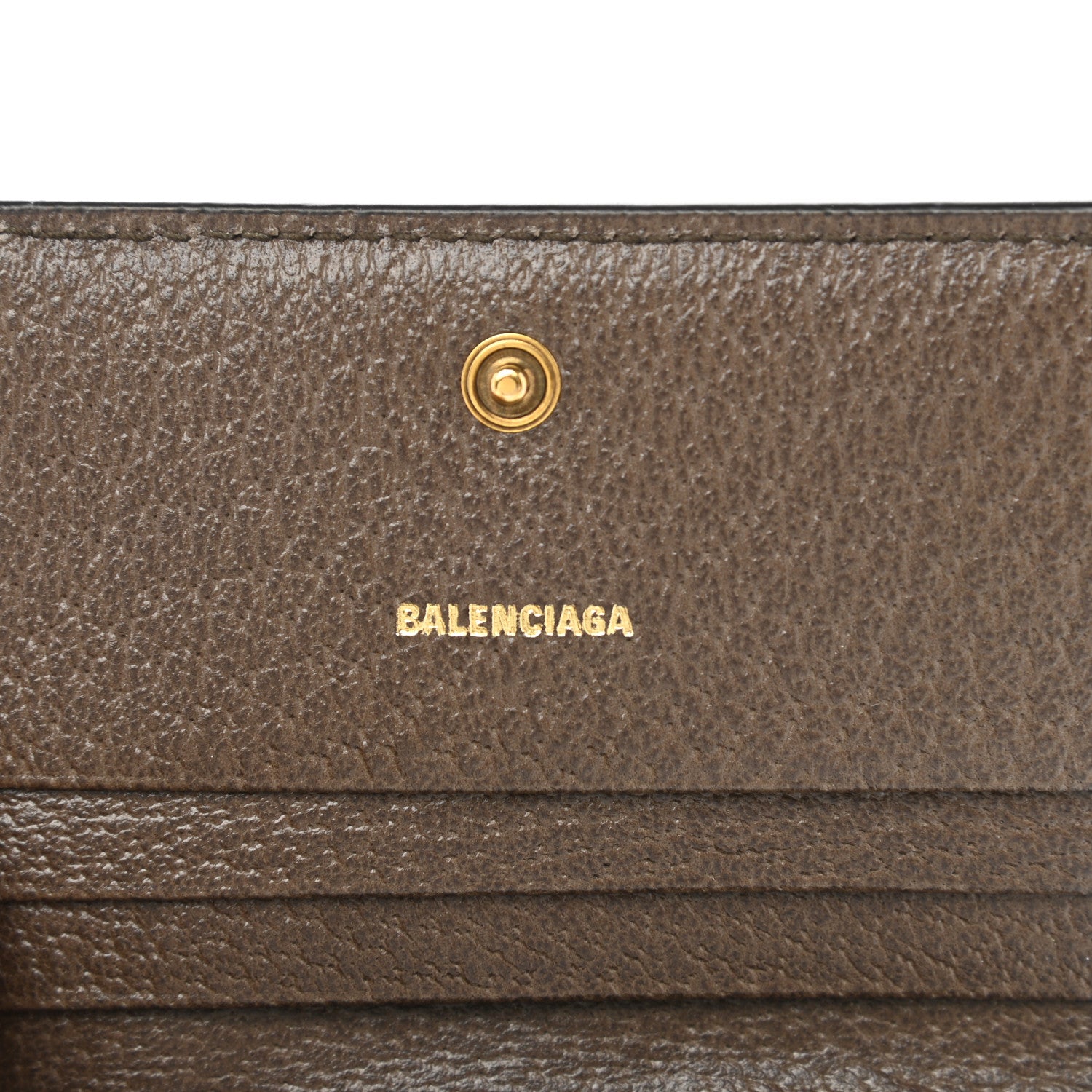 Gucci X BALENCIAGA BB Supreme Monogram Textured Dollar Calfskin Web Ophidia Card Case Wallet Beige Ebony New Acero 6 of 9