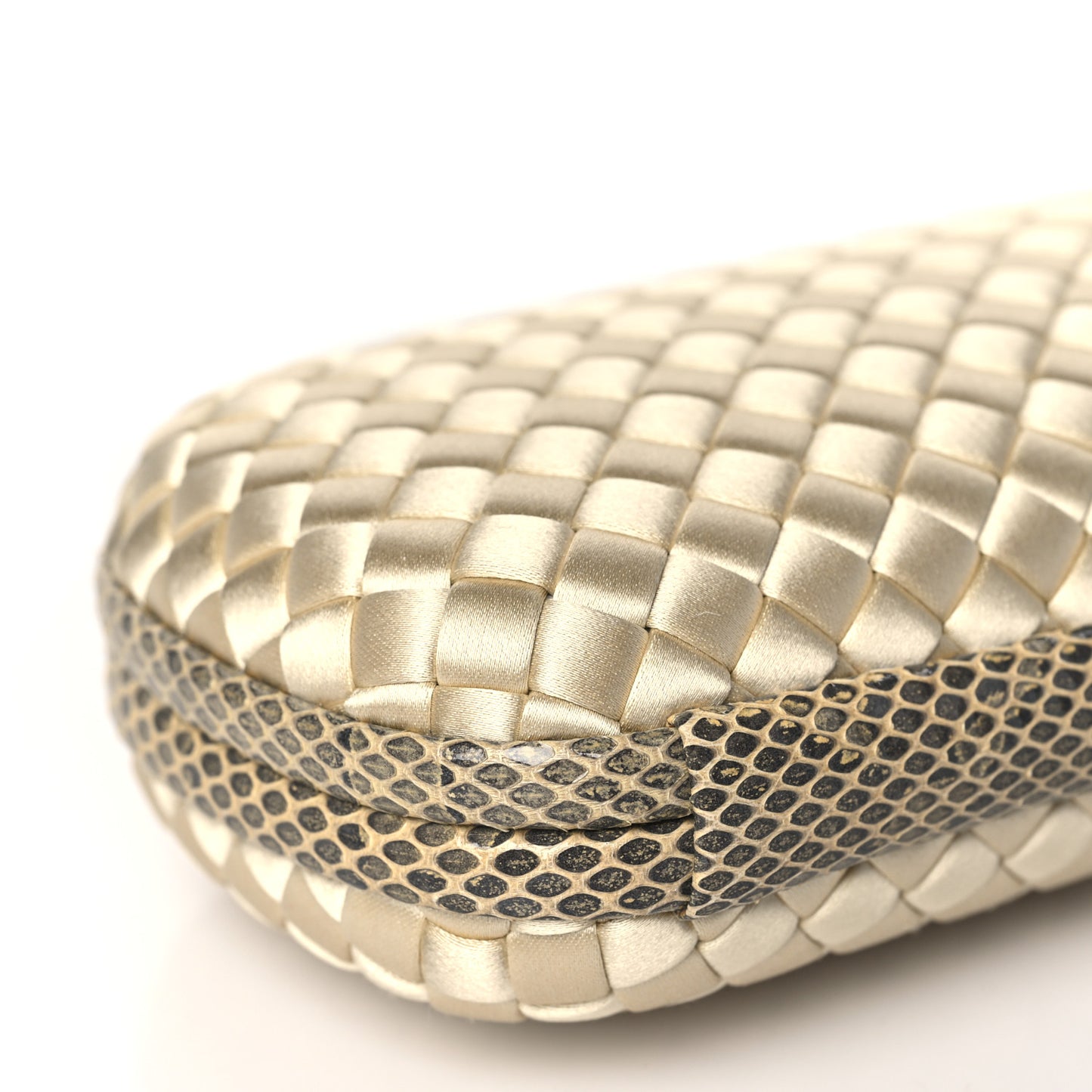 Satin Intreccio Impero Ayers Knot Clutch