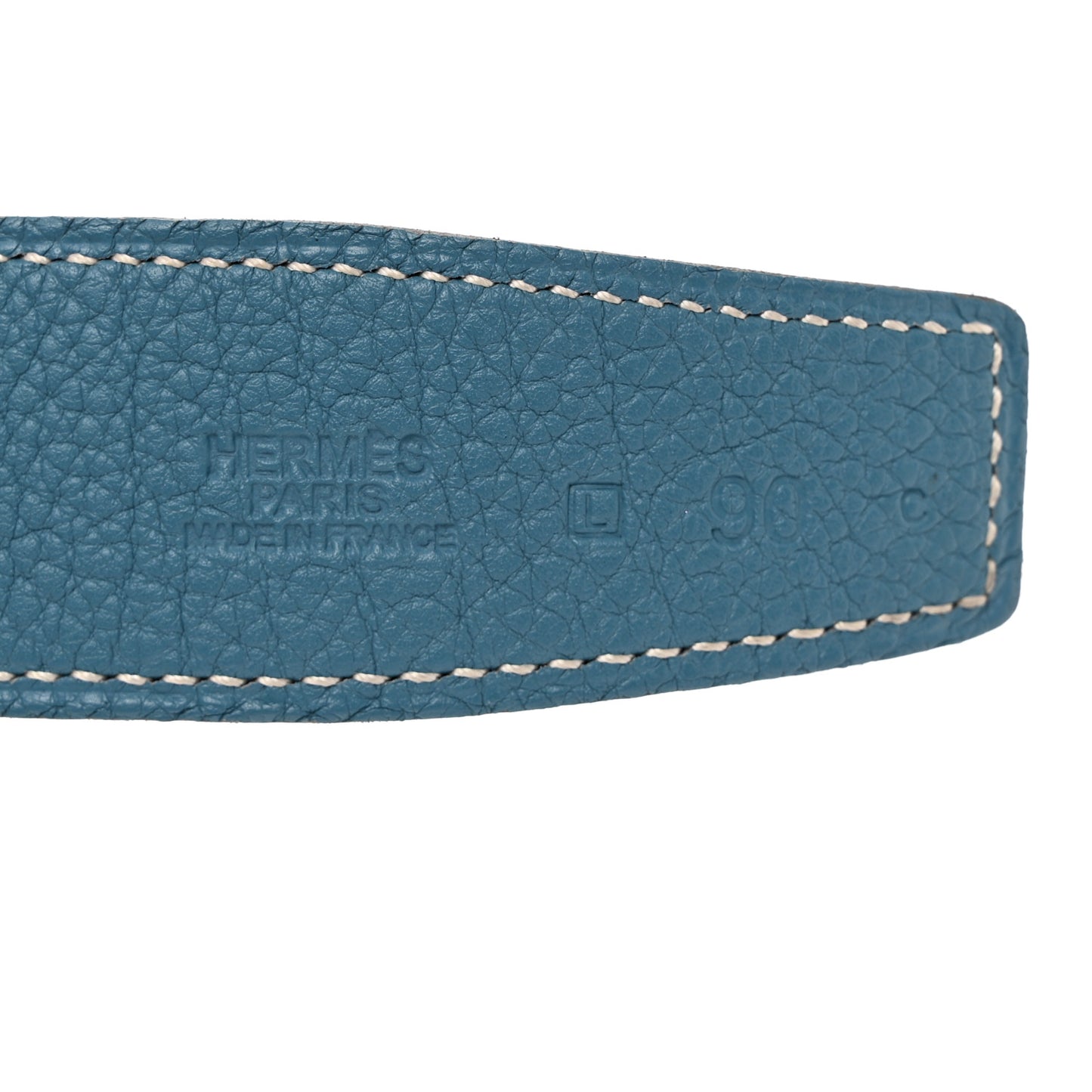 Box Togo 32mm Belt Strap 90 Black Blue Jean