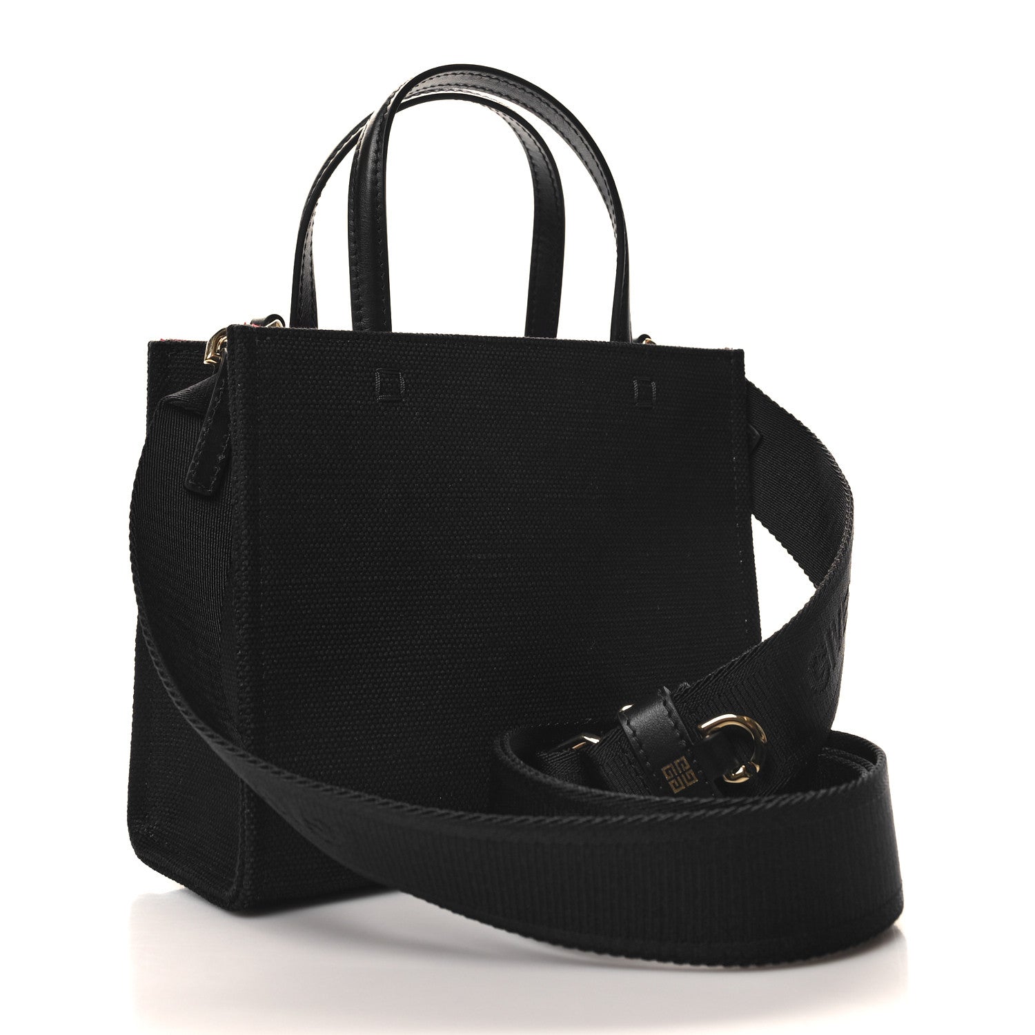 Givenchy Canvas Mini Bond Shopper Tote Black 3 of 10